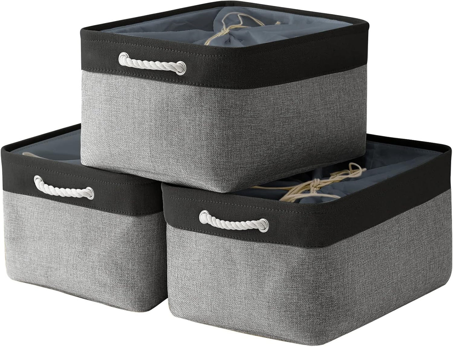 TheWarmHome Collapsible Storage Bins - Organize Your Space