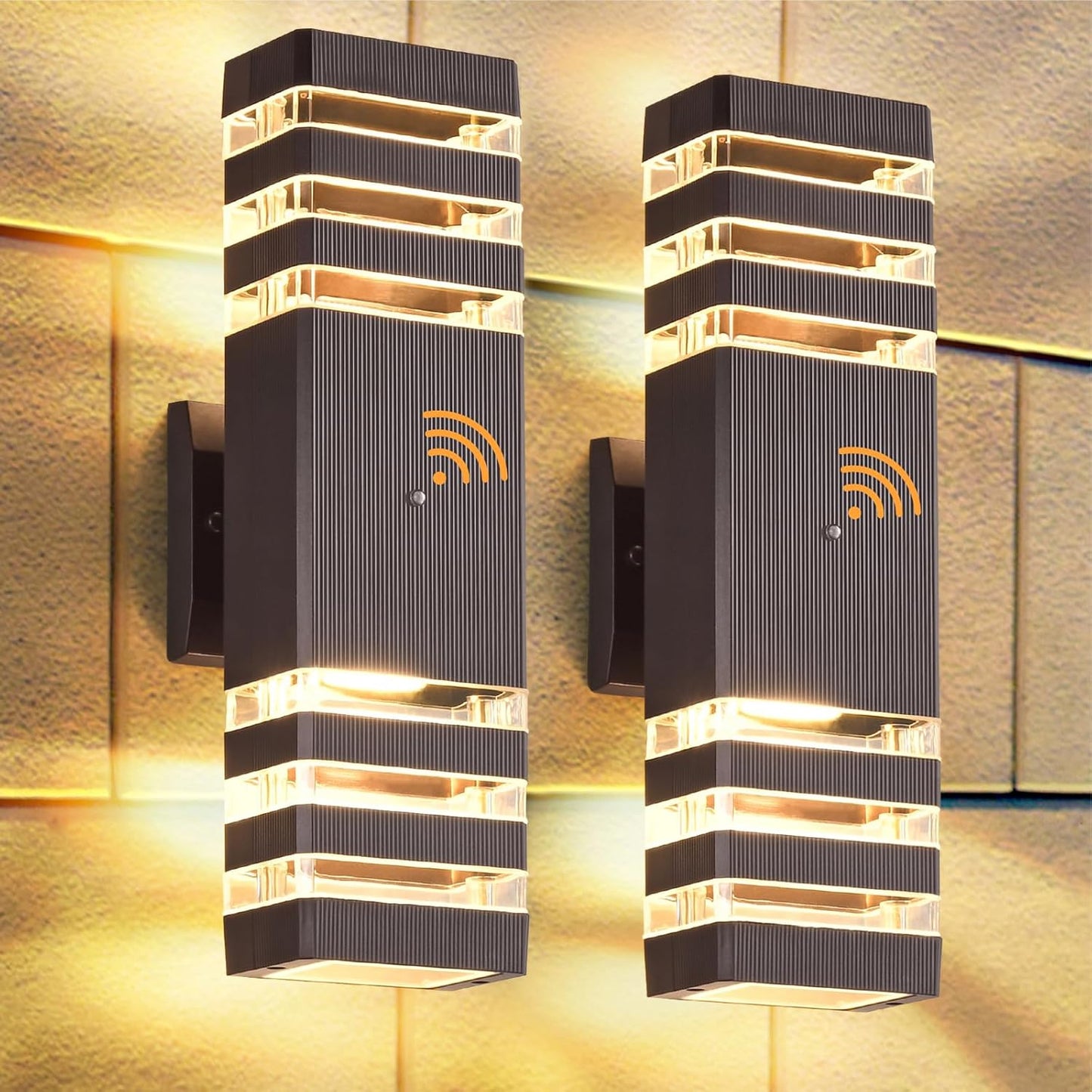 DASTOR Dusk to Dawn Outdoor Wall Lights for Modern Homes