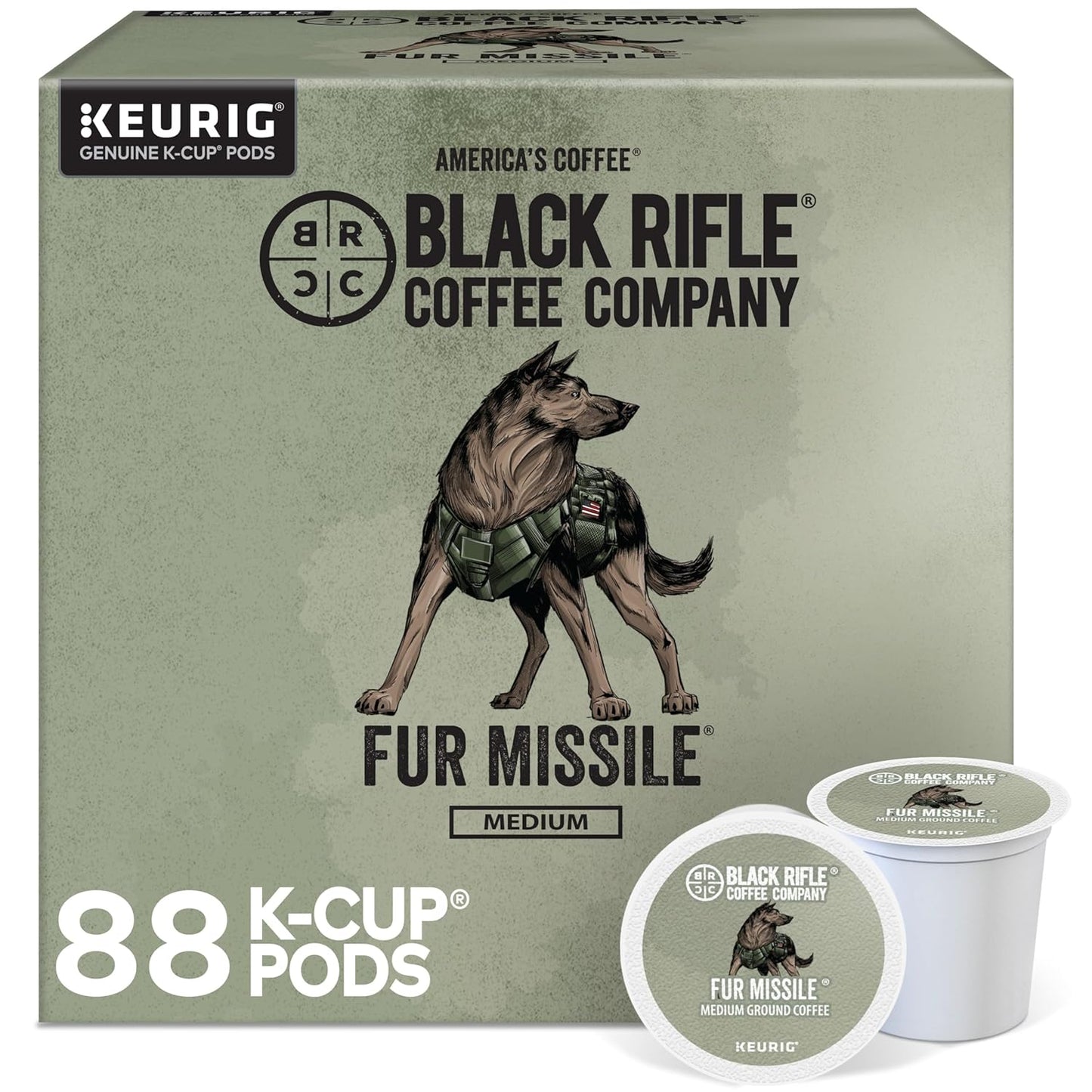 Black Rifle Coffee Company Fur Missile Medium Roast Pods Review