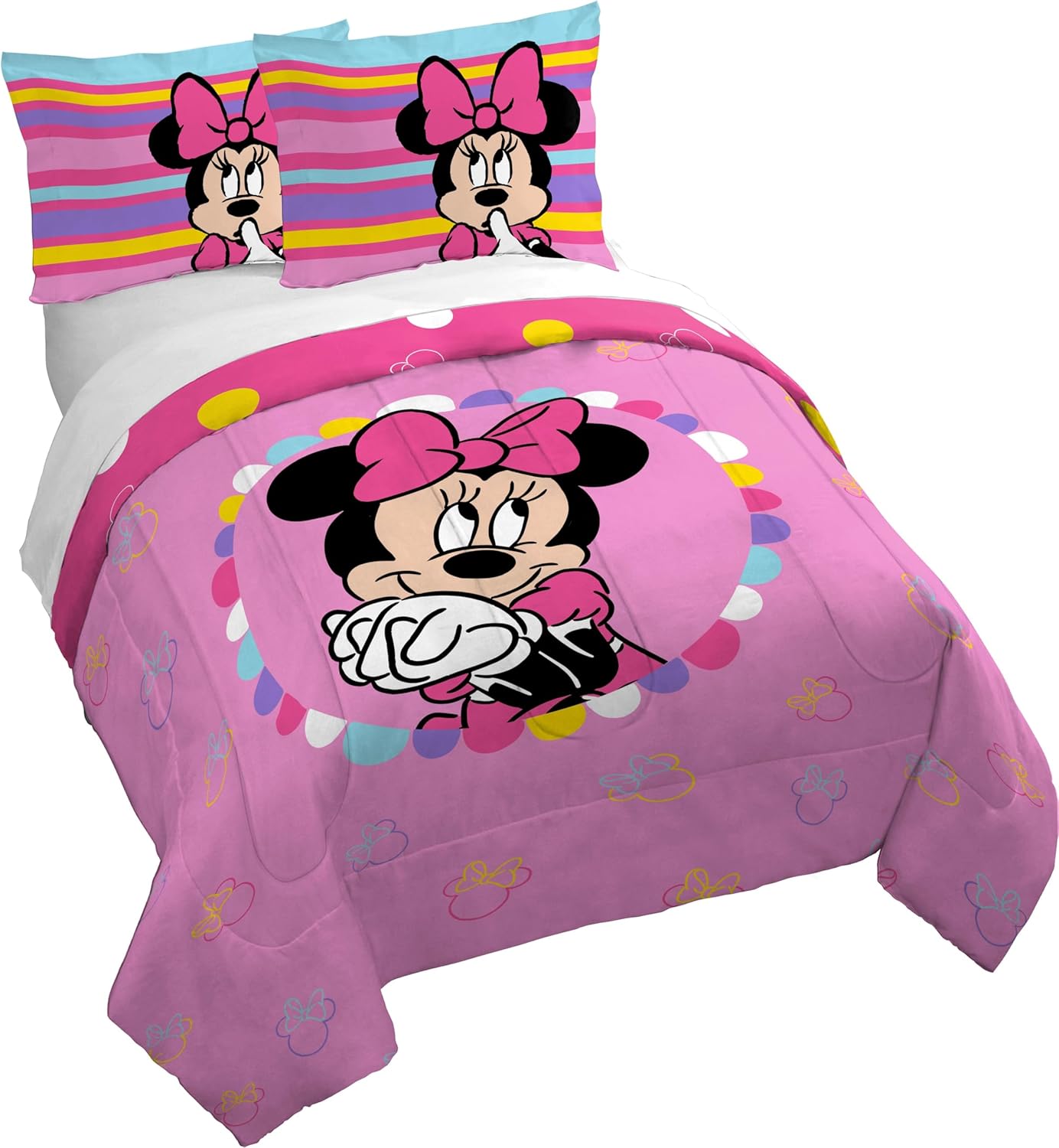 Minnie Mouse Duvet Cover Set for Cozy Kids Bedding Fun