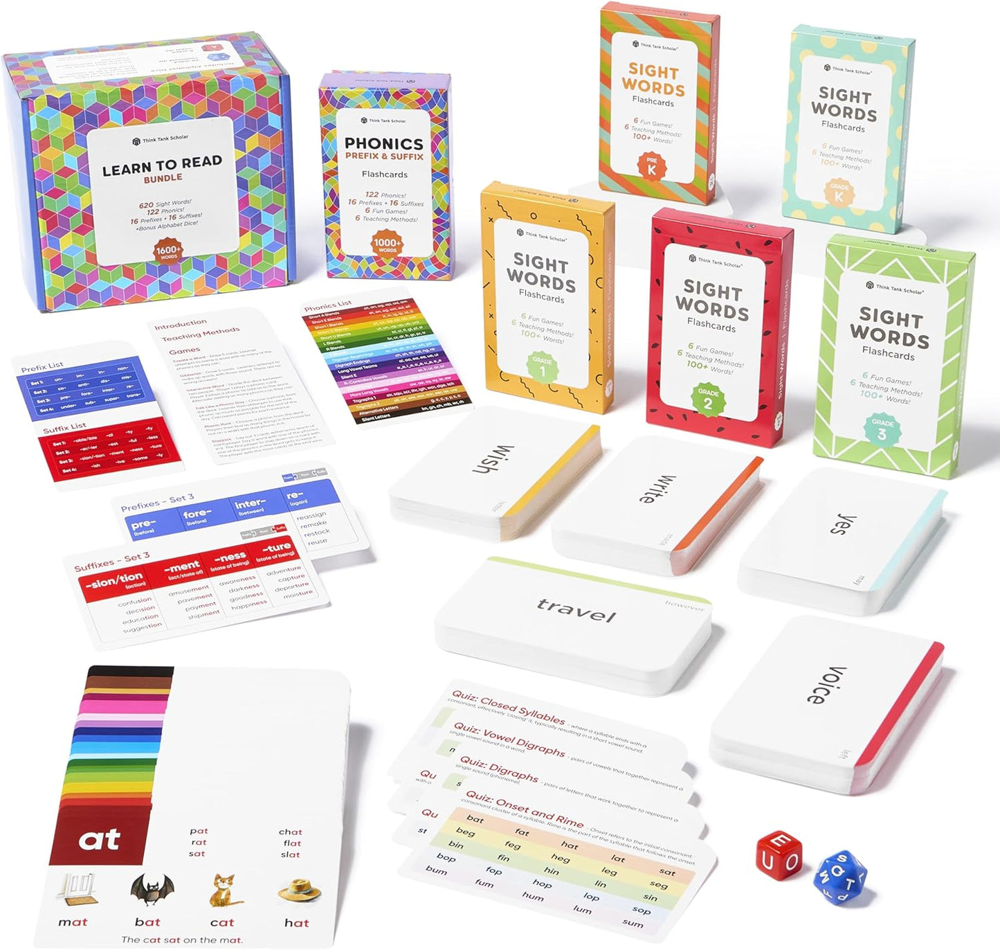 Think Tank Scholar Learn to Read Bundle for Kids Ages 4-9