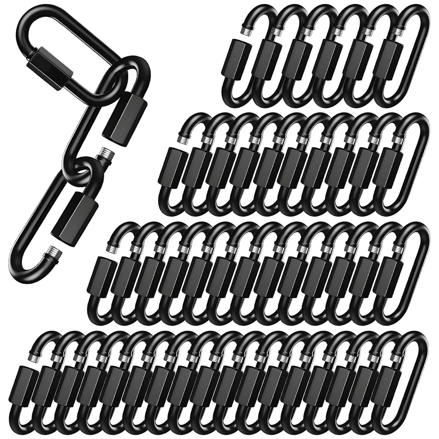 200PCS 2 Inch Heavy Duty Quick Chain Links for Camping Gear