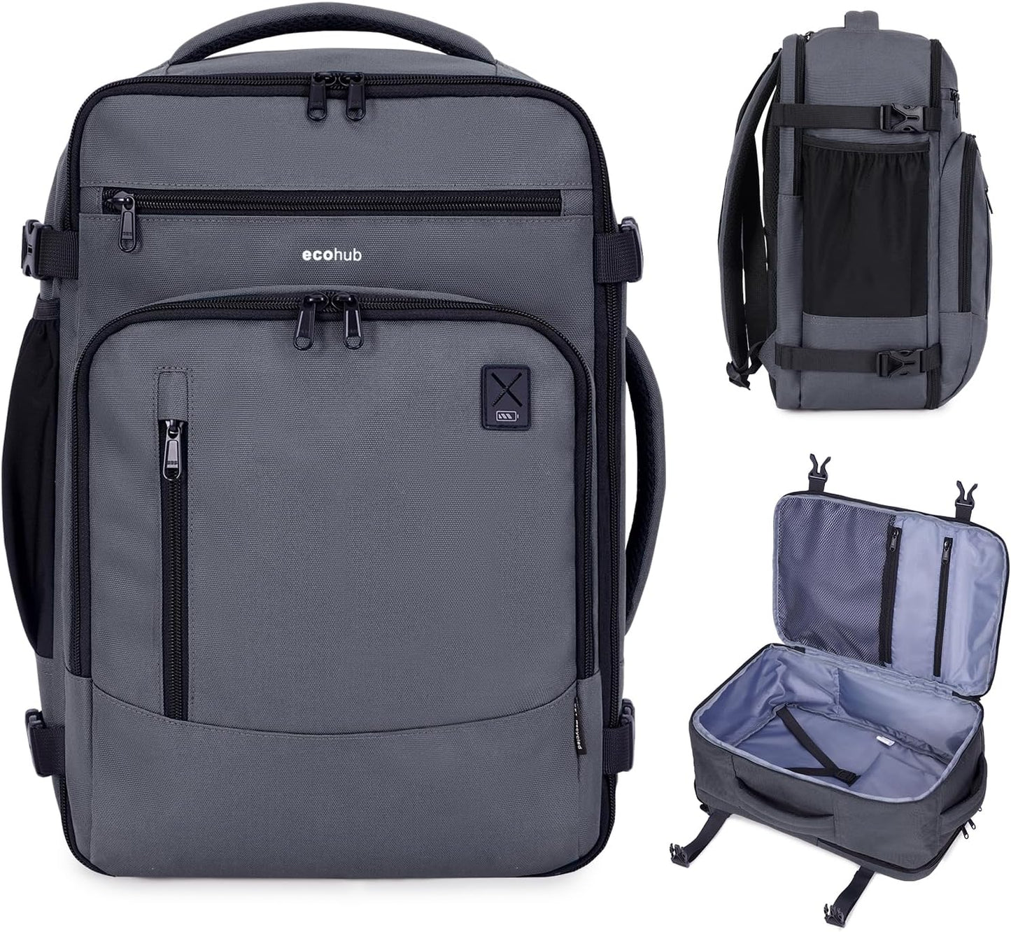 ECOHUB 17 Small Travel Backpack for United Airlines Travel
