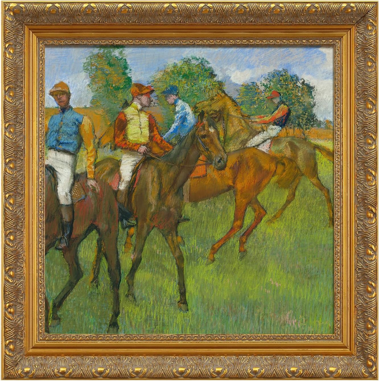 DIY Solid Wood Ornate Frame for 20x20 Rococo Paintings