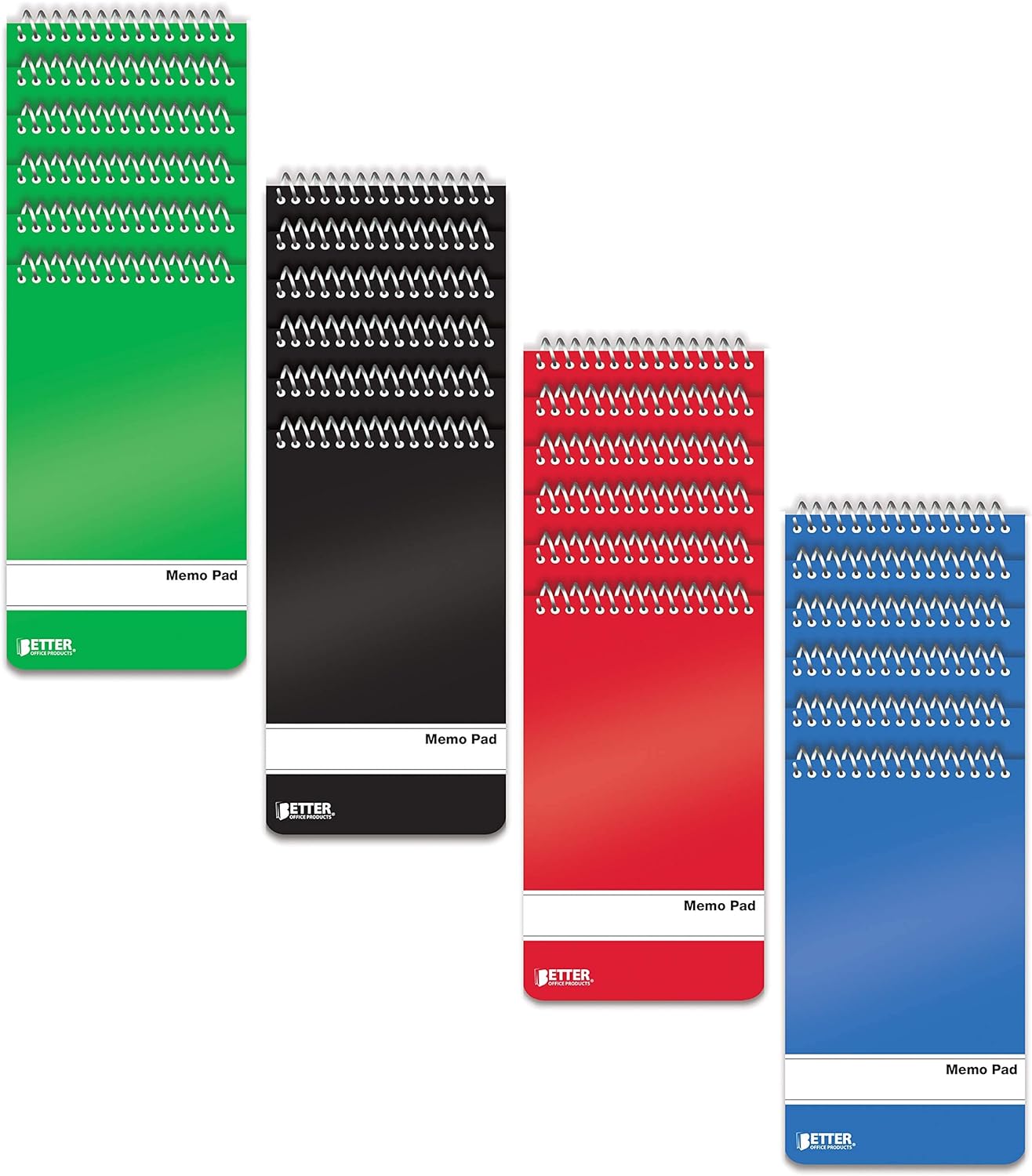 24 Pack Spiral Memo Pads, 3x5 inches, College Rule