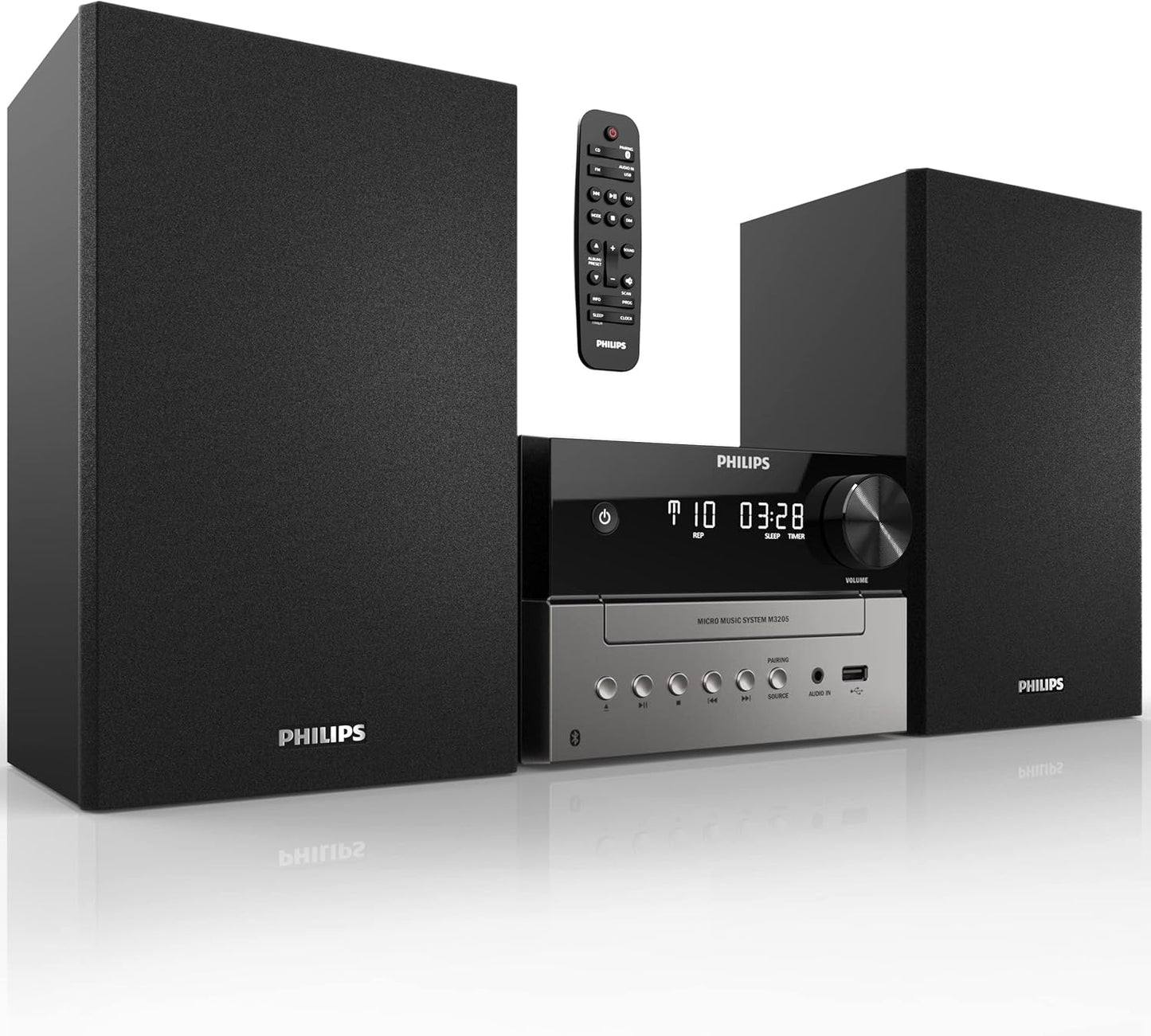 Philips Bluetooth Stereo System with CD Player and FM Radio