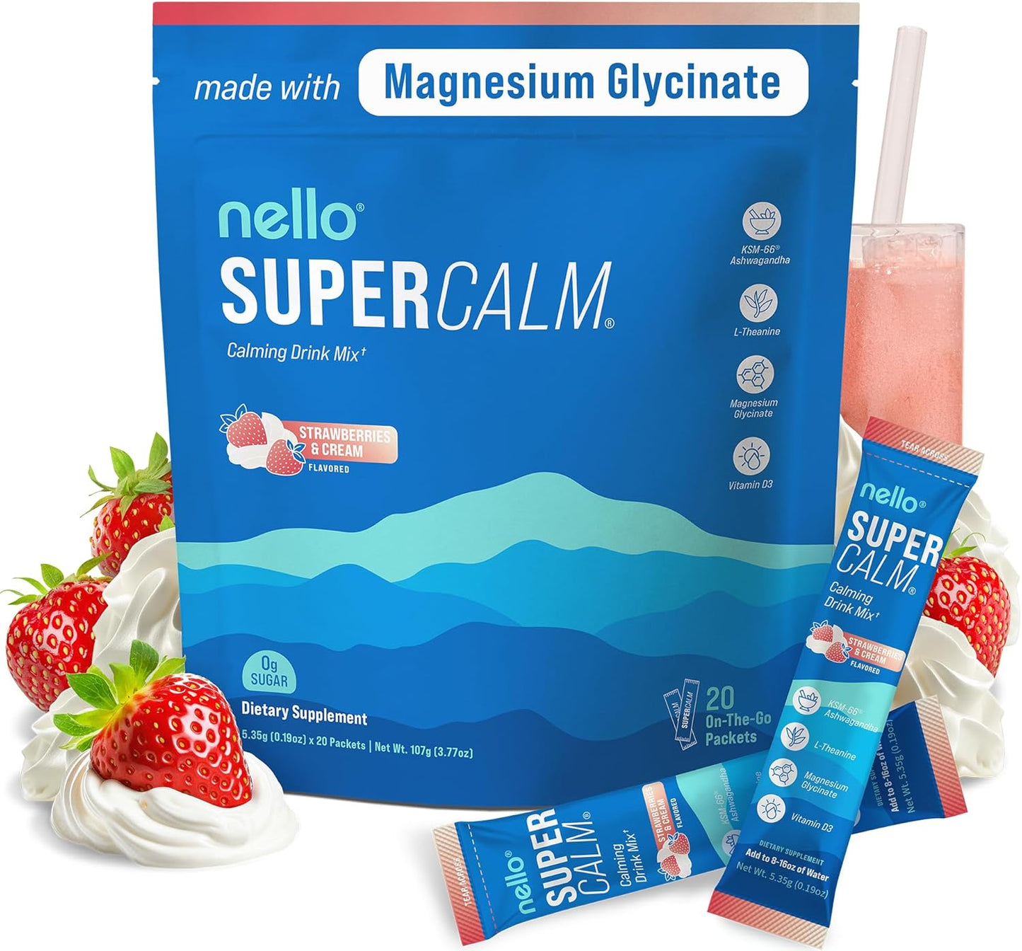 Supercalm Drink Mix for Relaxation and Focus Support
