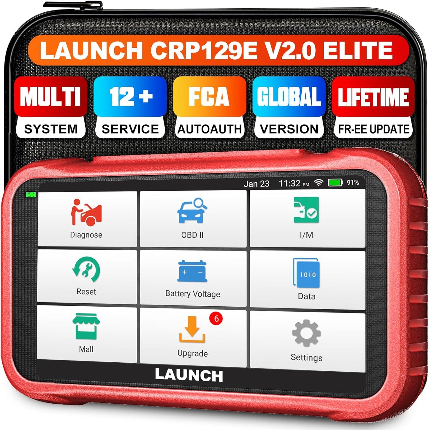 LAUNCH CRP129E V2.0 OBD2 Scanner: Advanced Diagnostic Tool