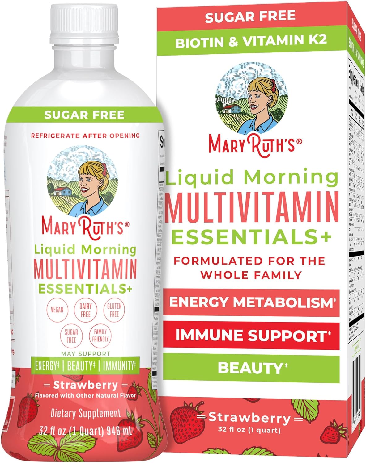 Liquid Morning Multivitamin Essentials+ for Immune Support