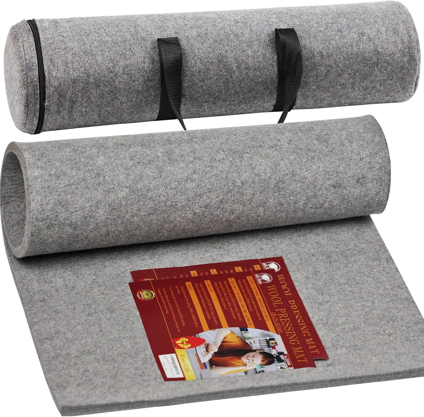Wool Pressing Pad 36x24 for Quilting and Textile Crafts