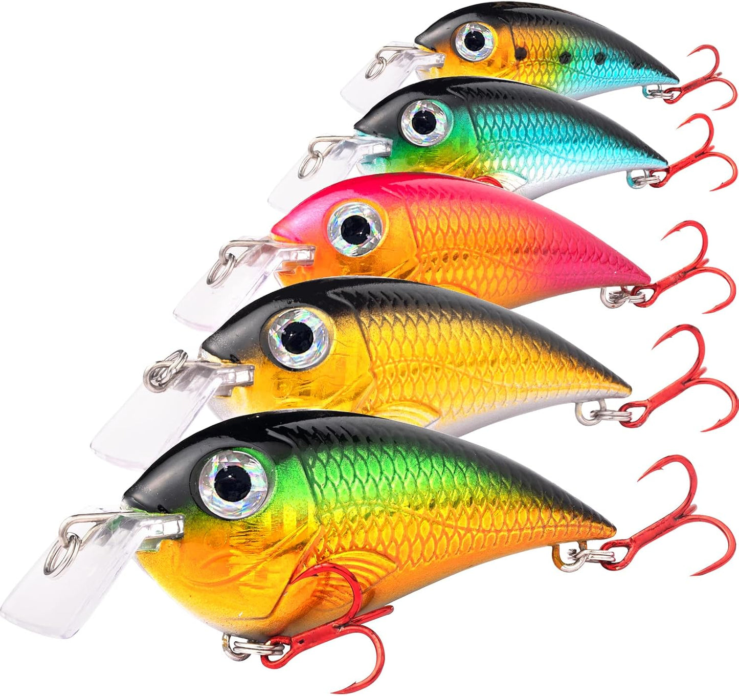 5PCS Bass Trout Lures Set - Catch Big Fish!
