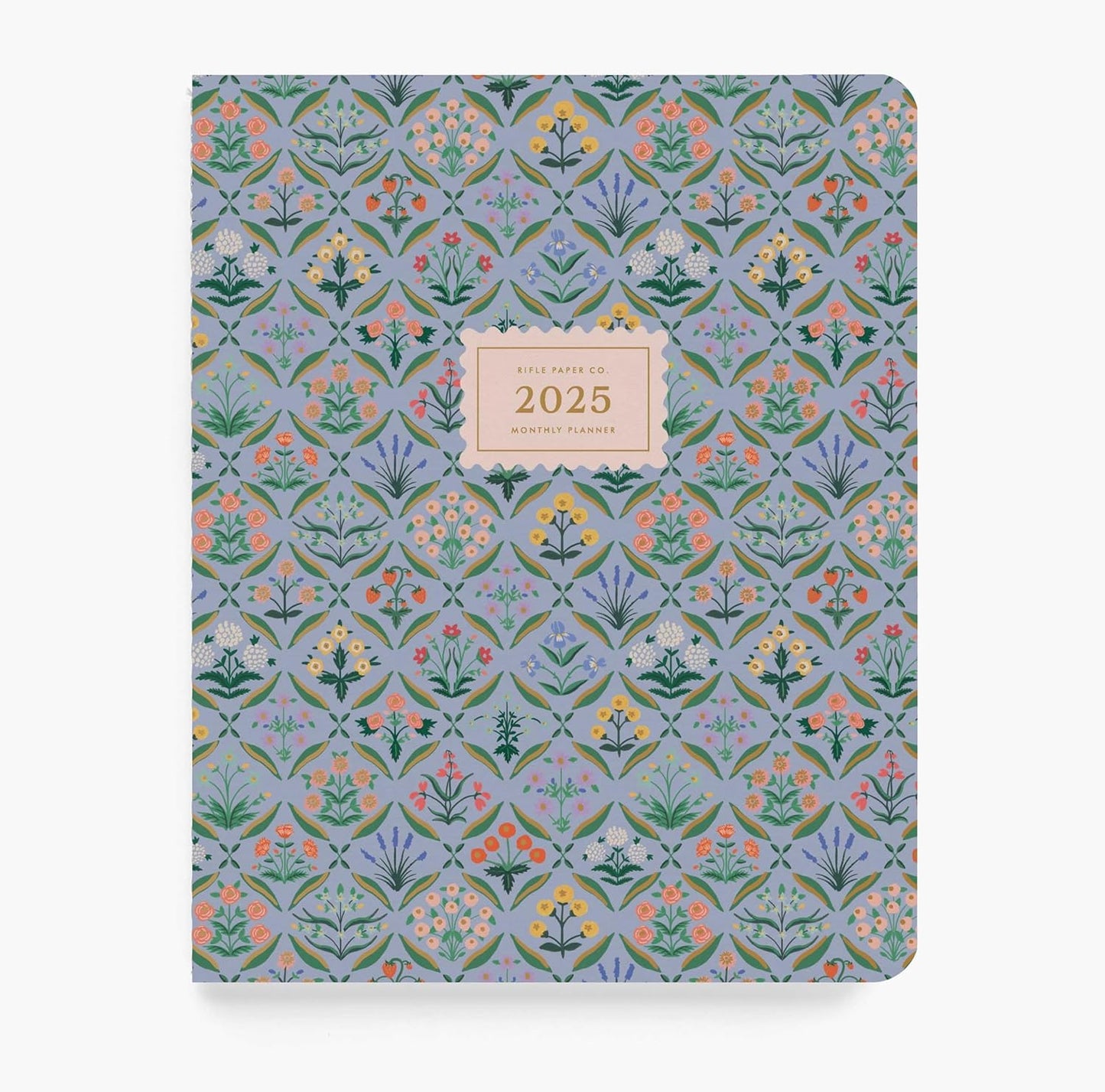 Rifle Paper Co. Canvas Planner | Lightweight 12-Month Appointment Notebook with Monthly Calendar & Estee Pattern