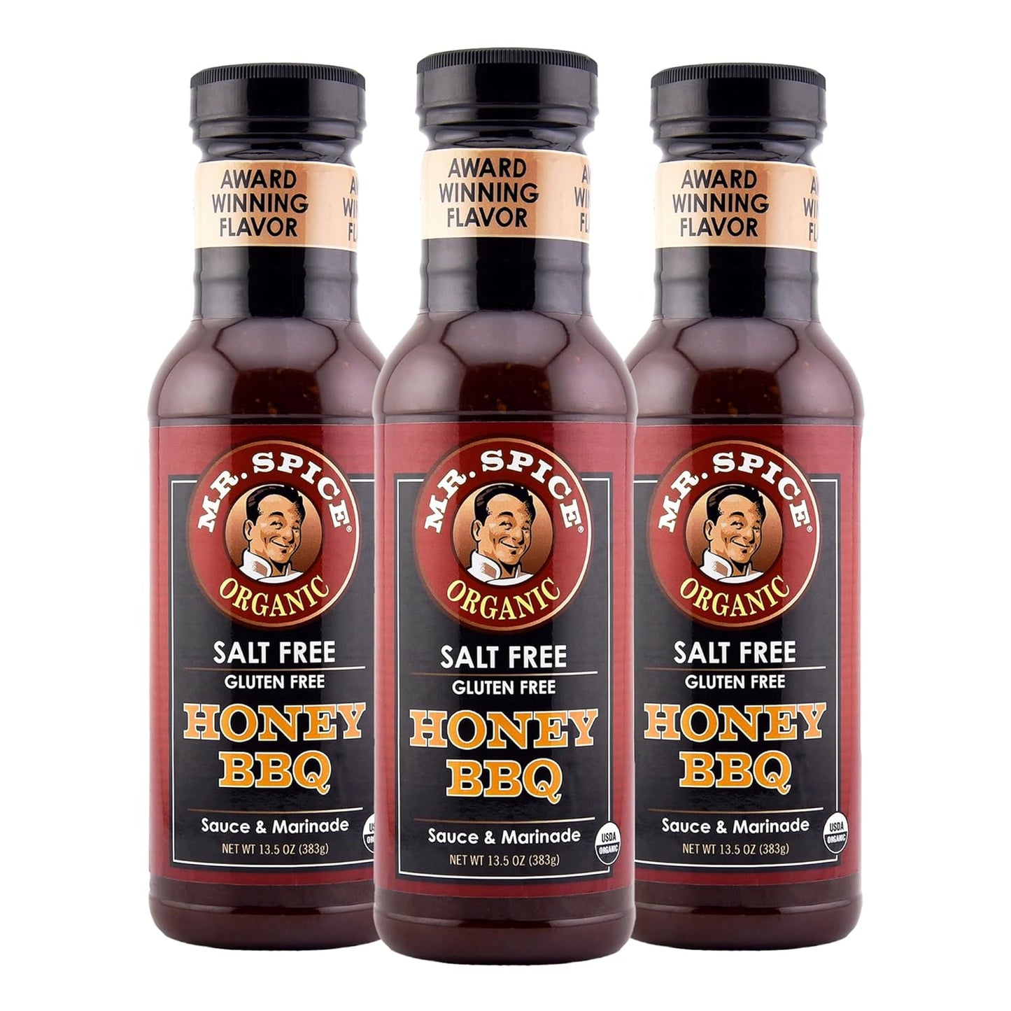 Mr. Spice Organic Honey BBQ Sauce - Low Sodium & Gluten Free