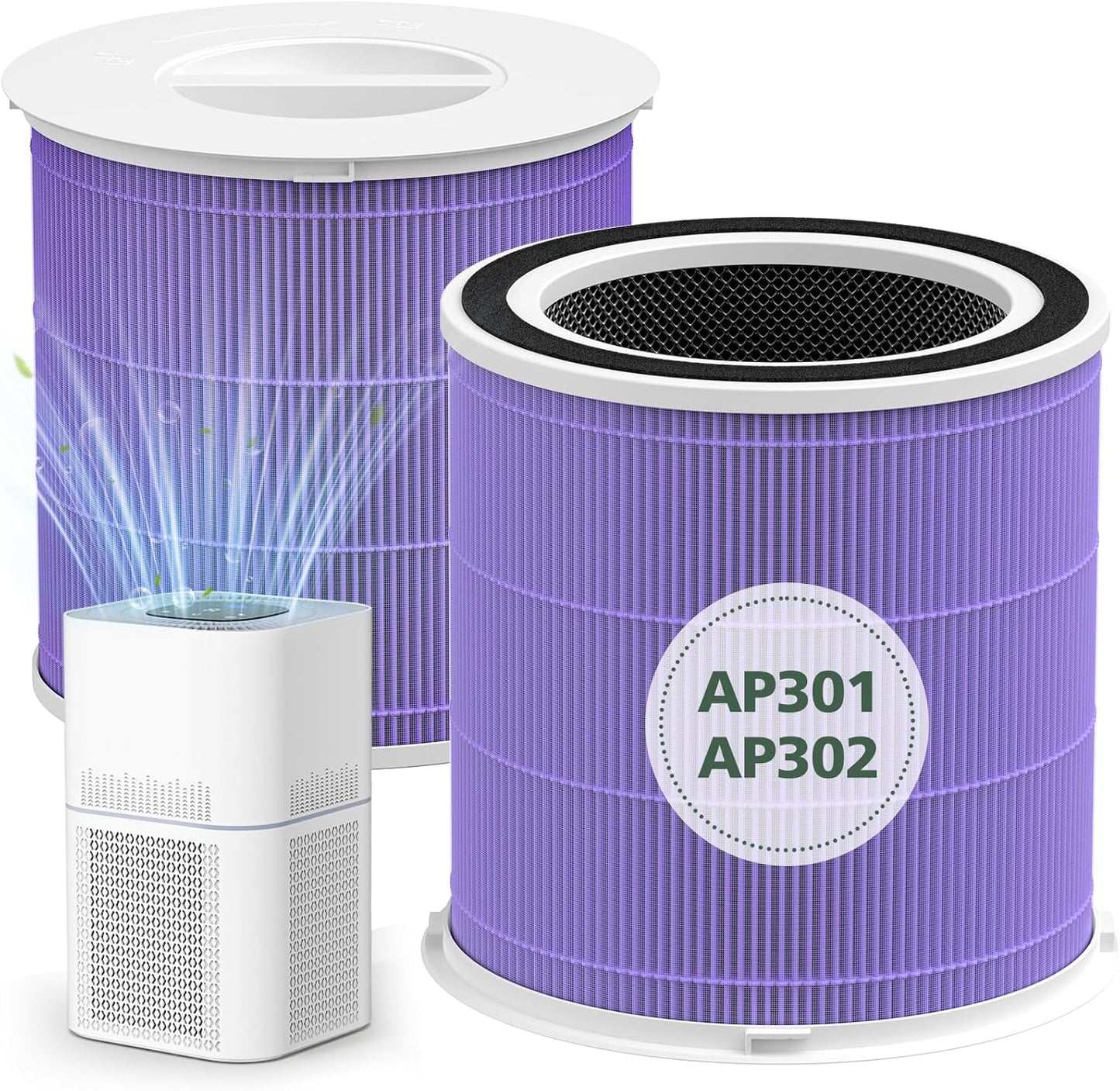 AP301 AP302 HEPA Filter Replacement for Dayette Air Purifier