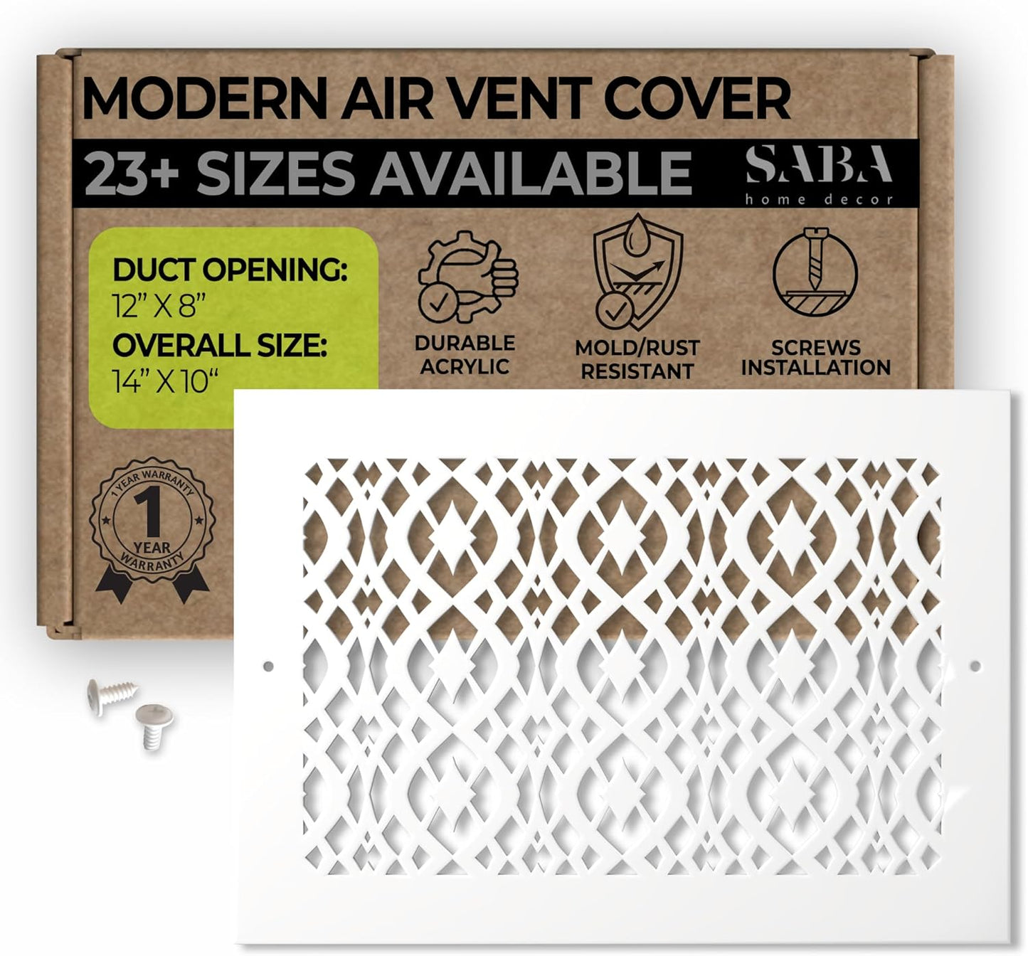 SABA Home Decor Air Vent Cover Grille - Stylish and Durable Design