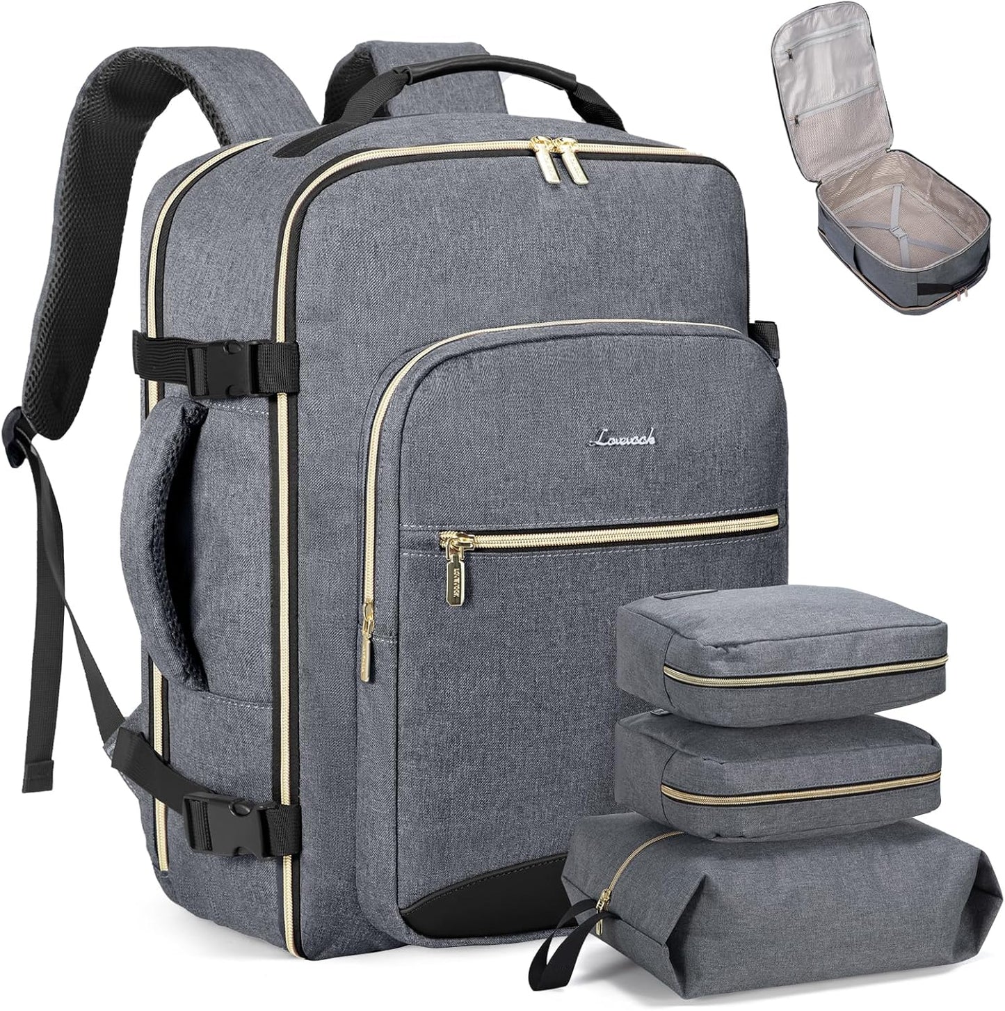 LOVEVOOK Travel Backpack for Women & Men 50L - Airline Approved