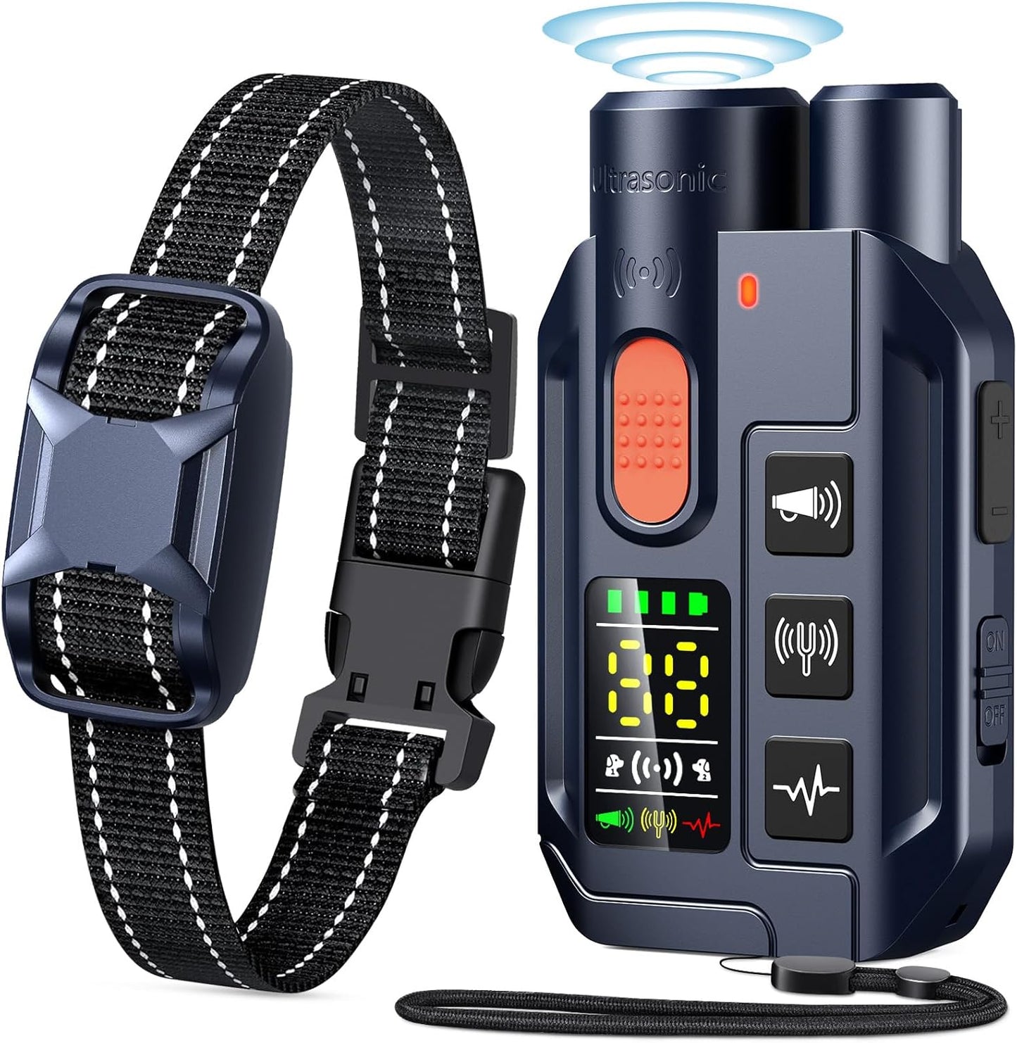 2 in 1 Dog Shock Collar with Remote for Effective Training