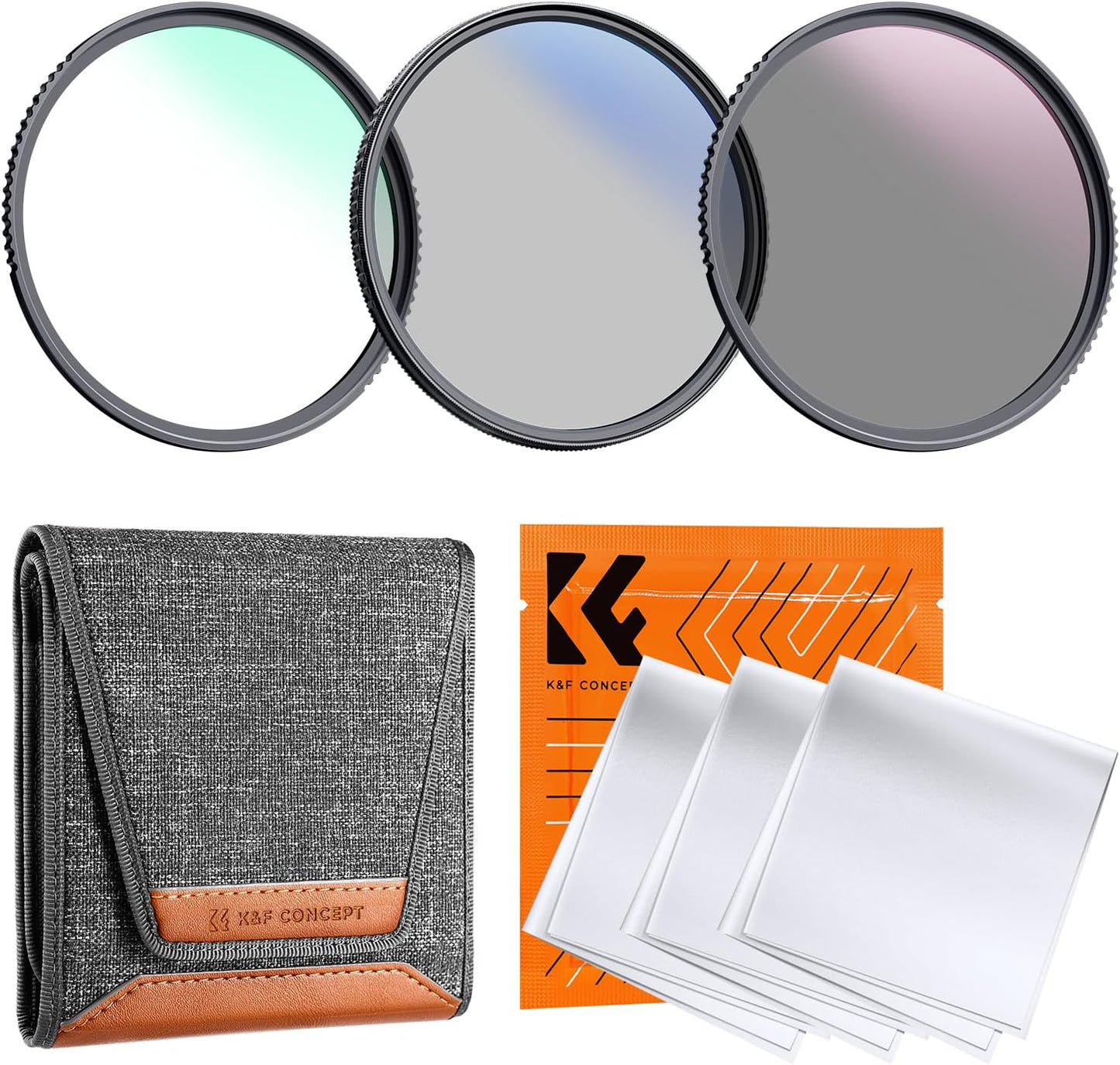 K&F Concept 82mm Lens Filter Kit for Pro-Grade Photography