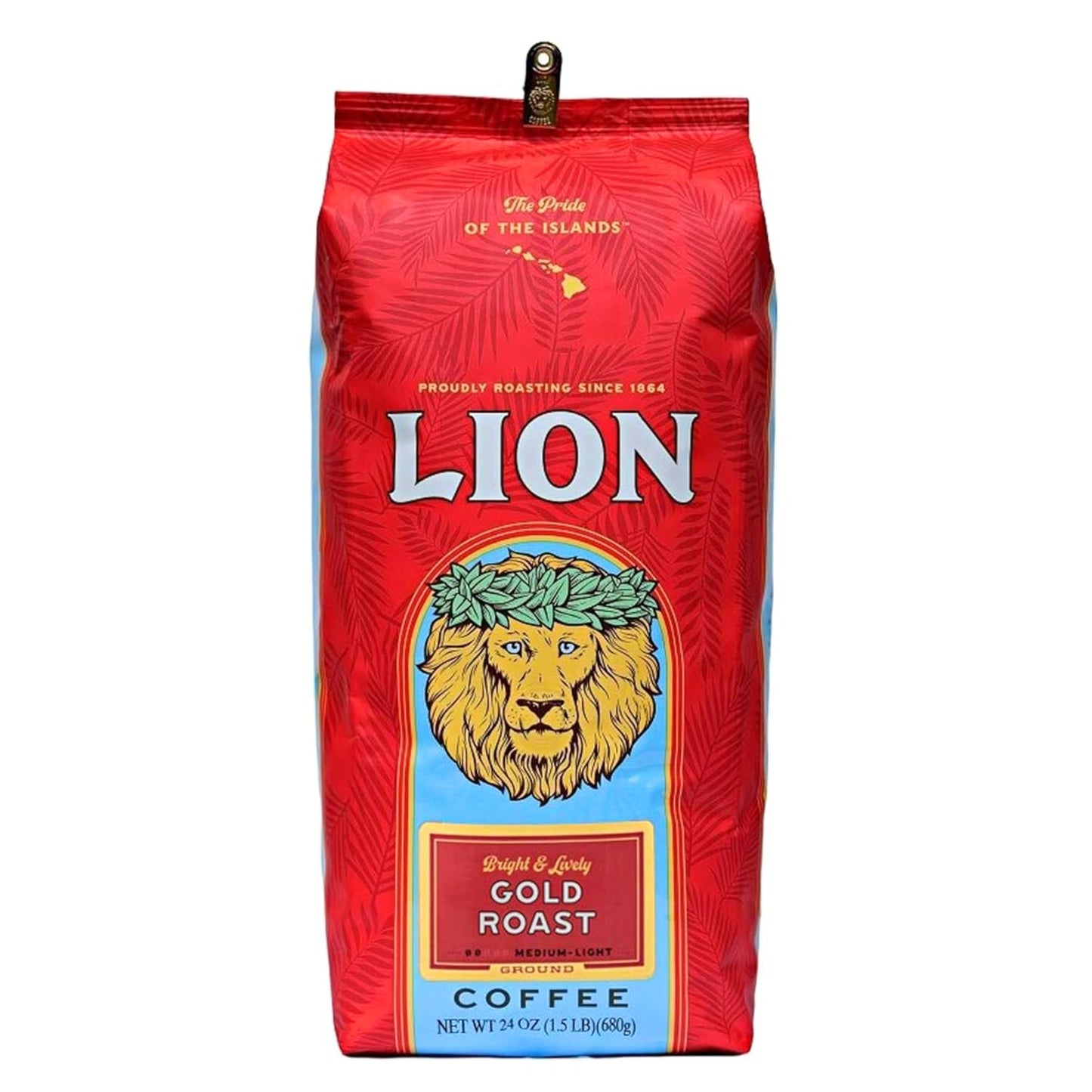 Lion Coffee Gold Roast Ground Coffee - Aloha in Every Sip