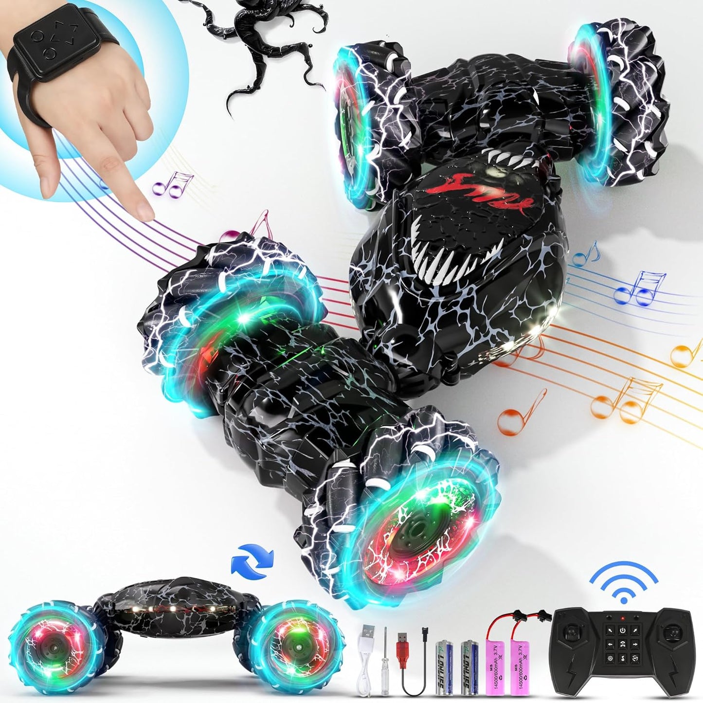 Remote Control Car with Gravity Gesture Sensing for Kids
