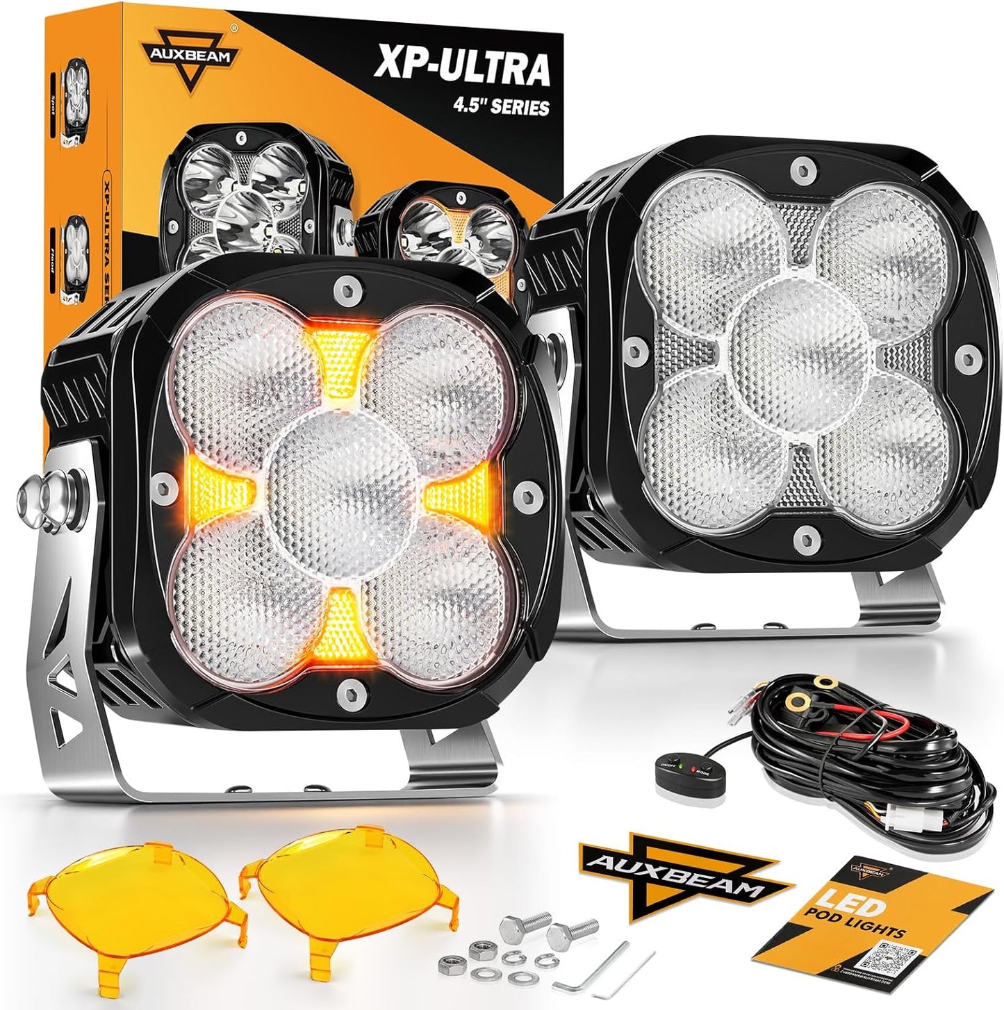 Auxbeam 4.5 Inch LED Pod Light for Ultimate Offroad Visibility