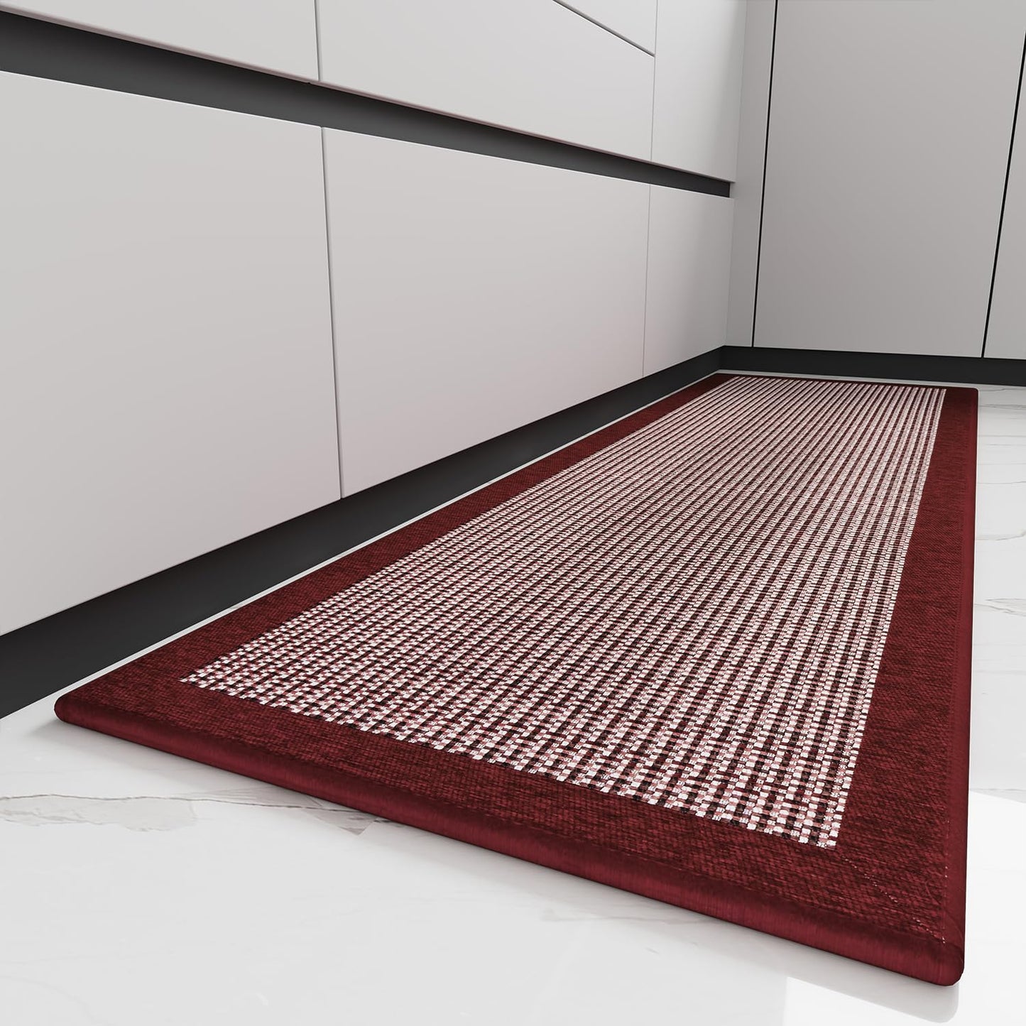 PADOOR Kitchen Mats for Floor - Non Slip Christmas Runner
