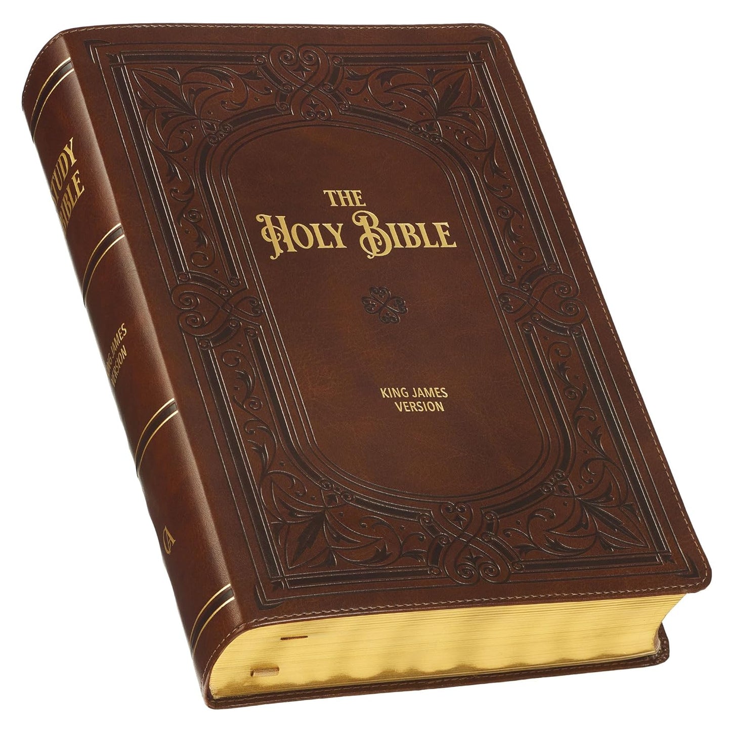 KJV Study Bible Large Print with Thumb Tabs and Ribbons