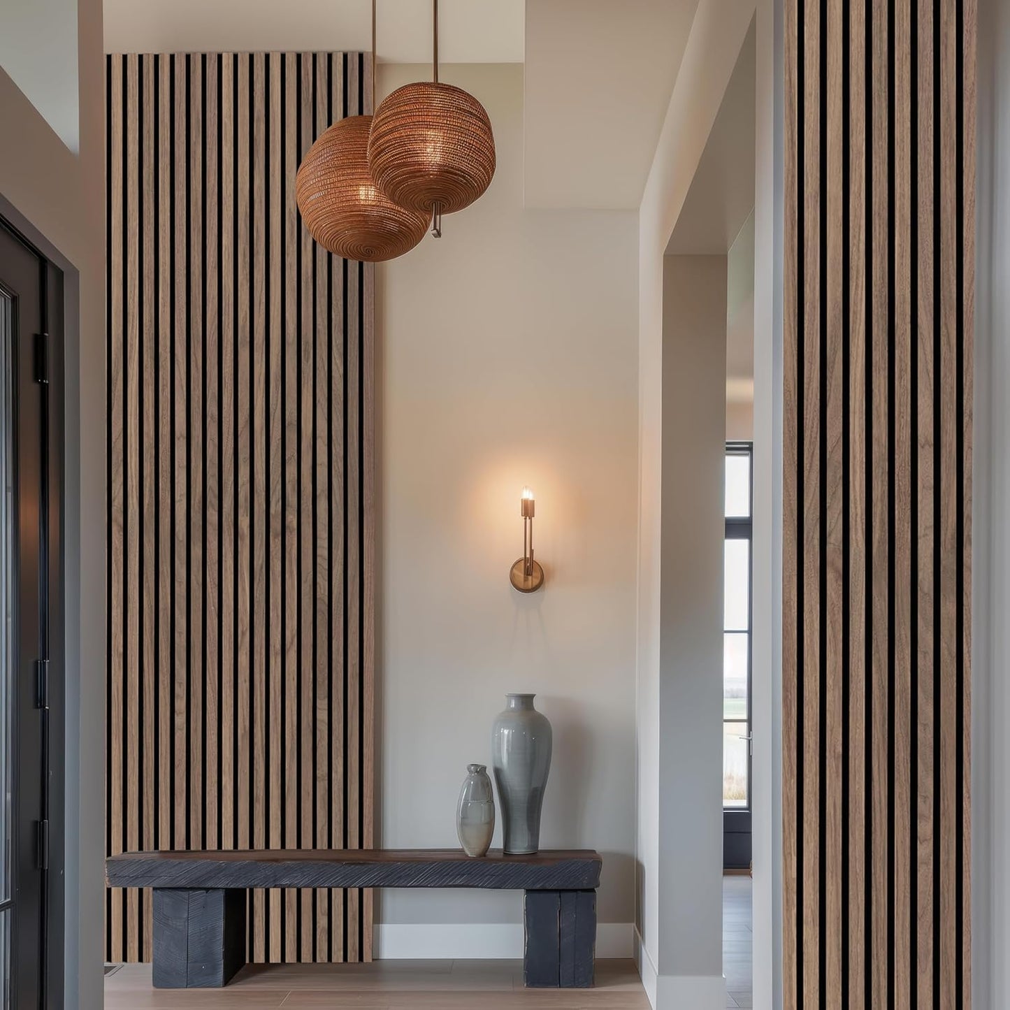 MSI Acoustic Wood Slat Wall Panels for Elegant Interior Decor