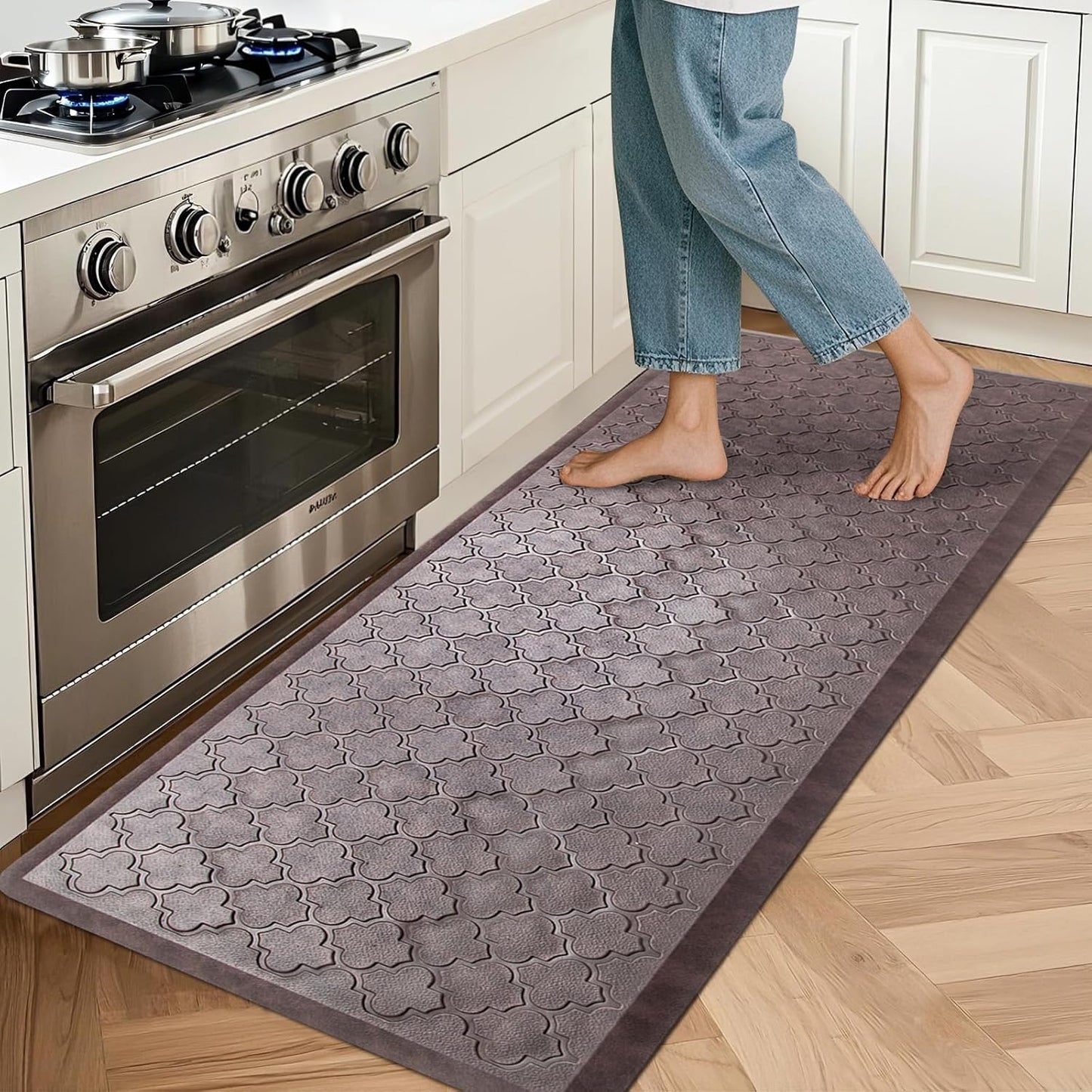 HEBE Kitchen Mat Cushioned Anti Fatigue Comfort Floor Mat
