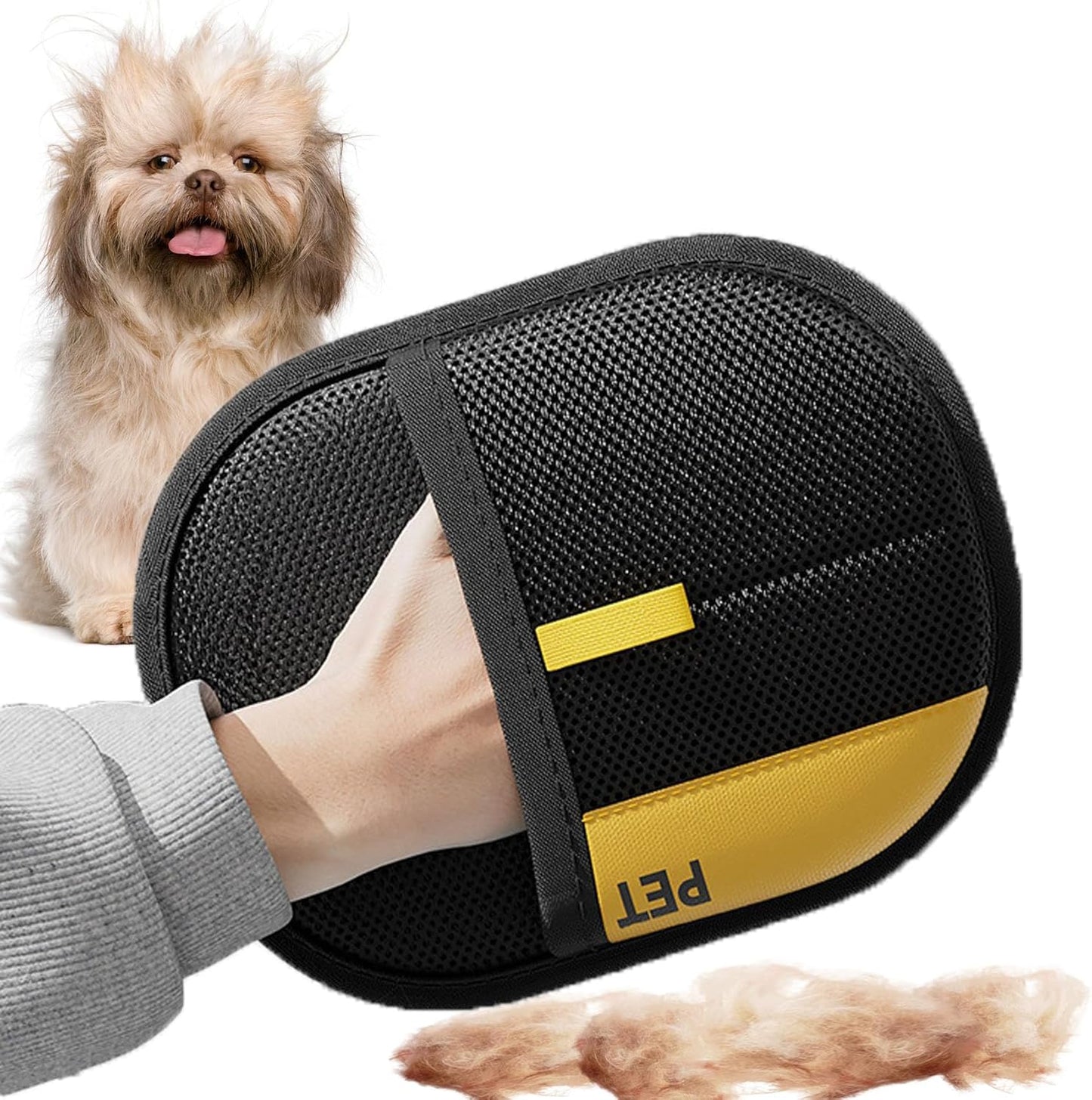 Furmingle Double-Sided Cat Grooming Gloves - Efficient Pet Care