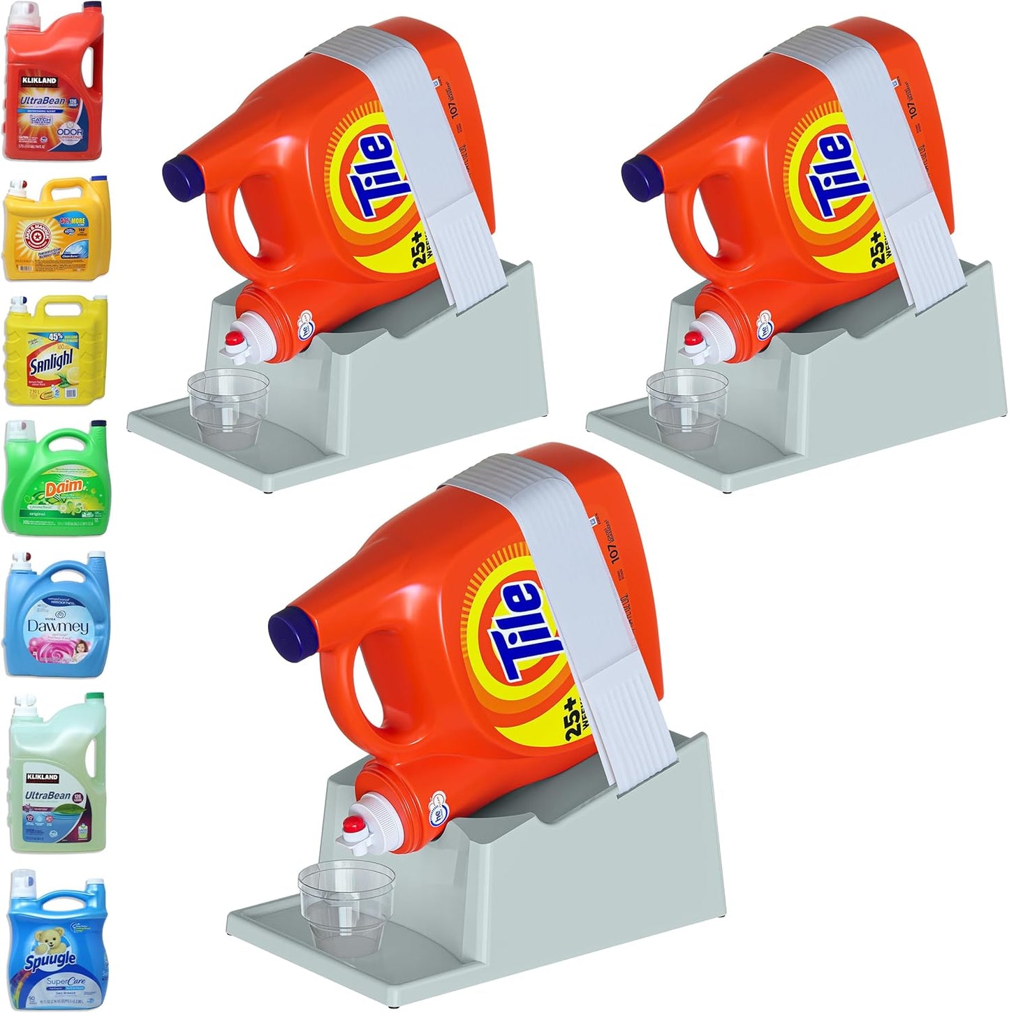 TidyFriend Laundry Detergent Holder Stand Organizer for Easy Use