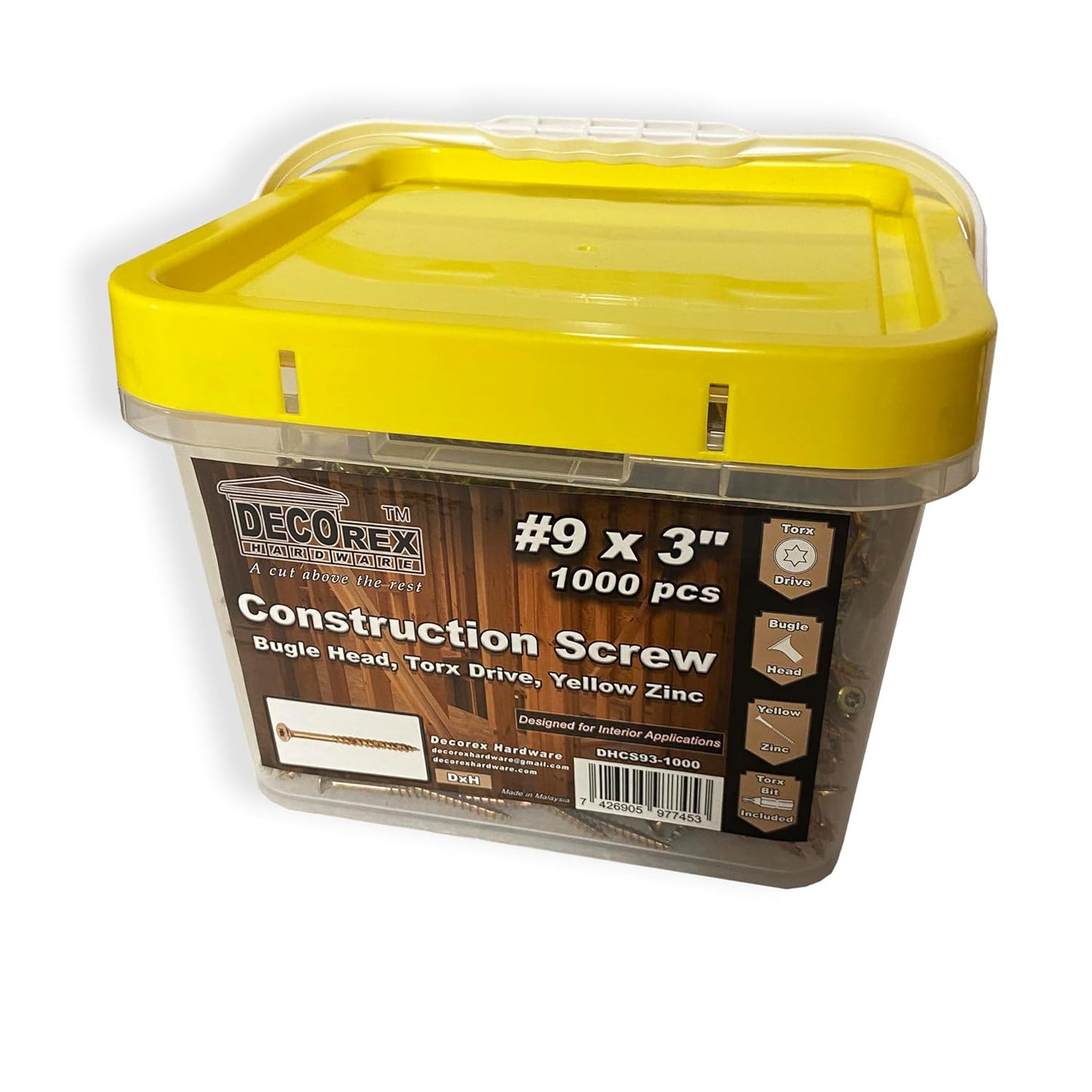 Multipurpose Framing Screws #9 x 3 for Construction Projects