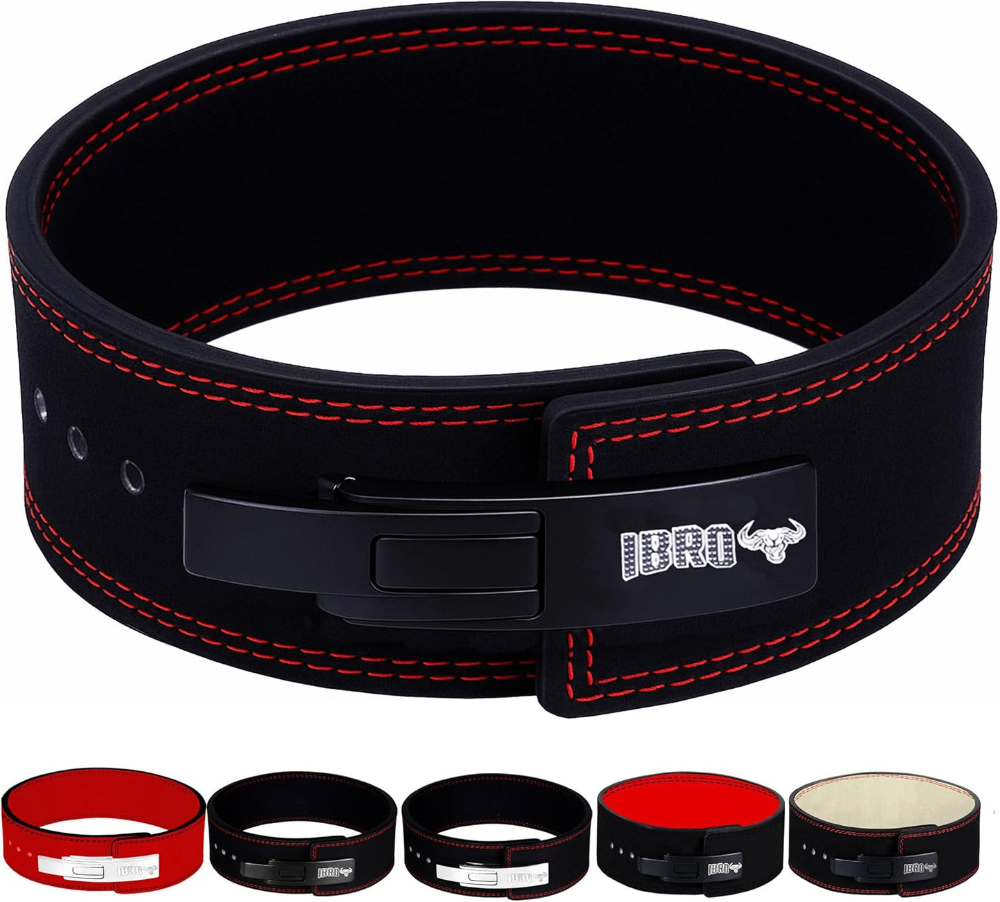 IBRO Powerlifting Lever Gym Belt for Heavy Duty Lifting