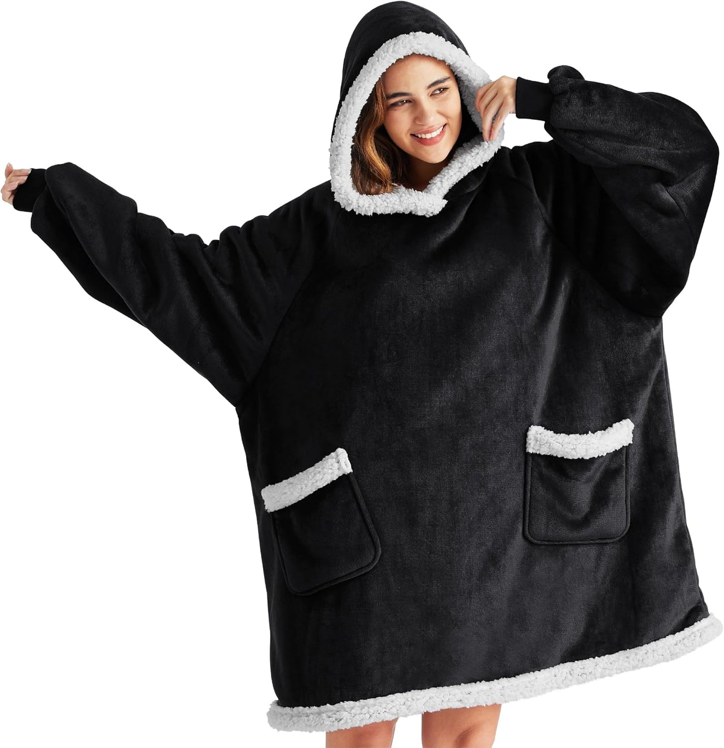 Bedsure Blanket Hoodie: Ultimate Wearable Blanket for Comfort