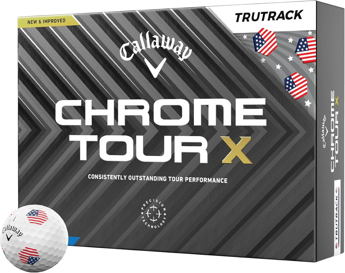 Callaway Golf Chrome Tour X Golf Balls for Exceptional Performance