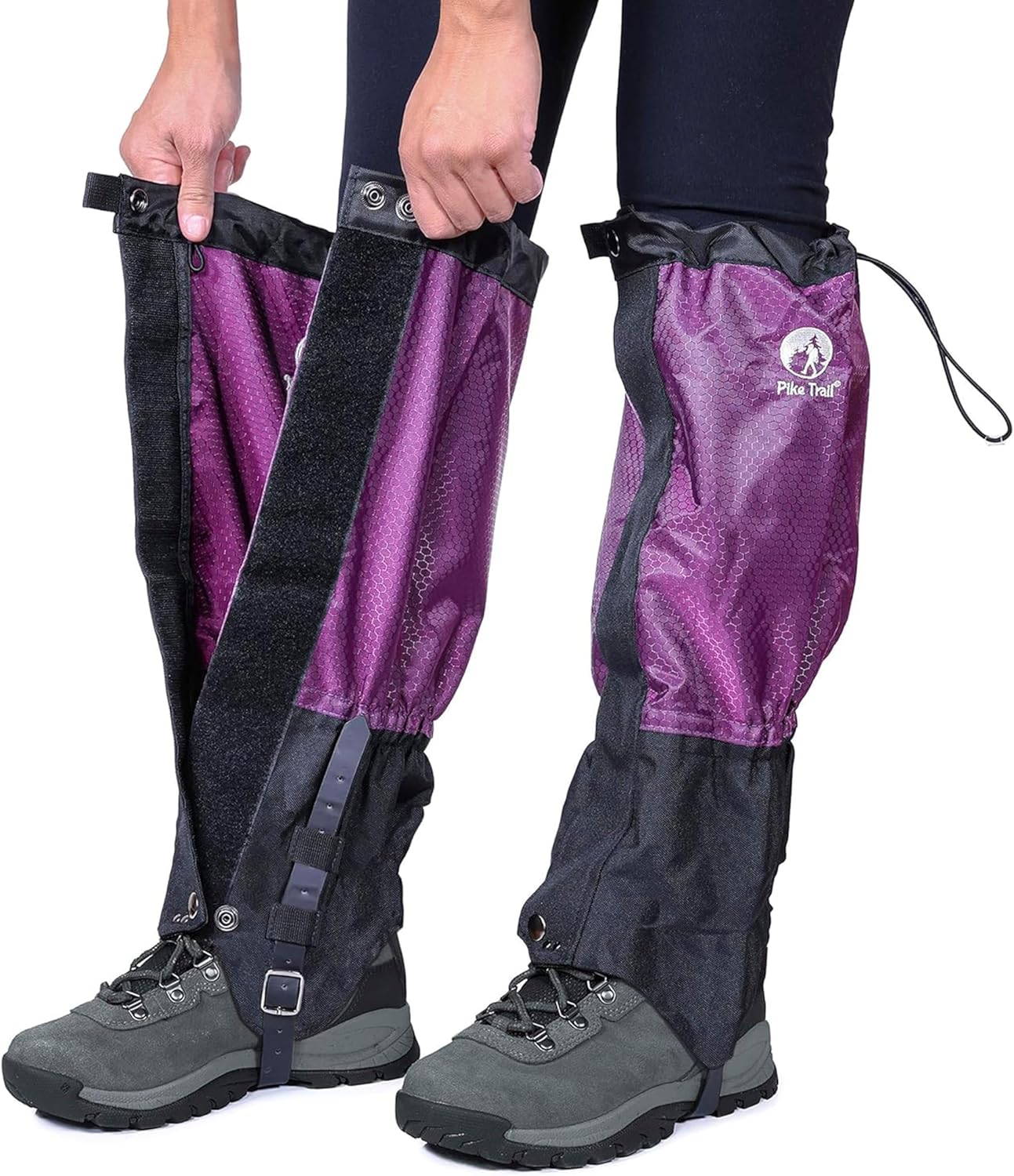 Pike Trail Adjustable Leg Gaiters for Hiking and Outdoor Activities