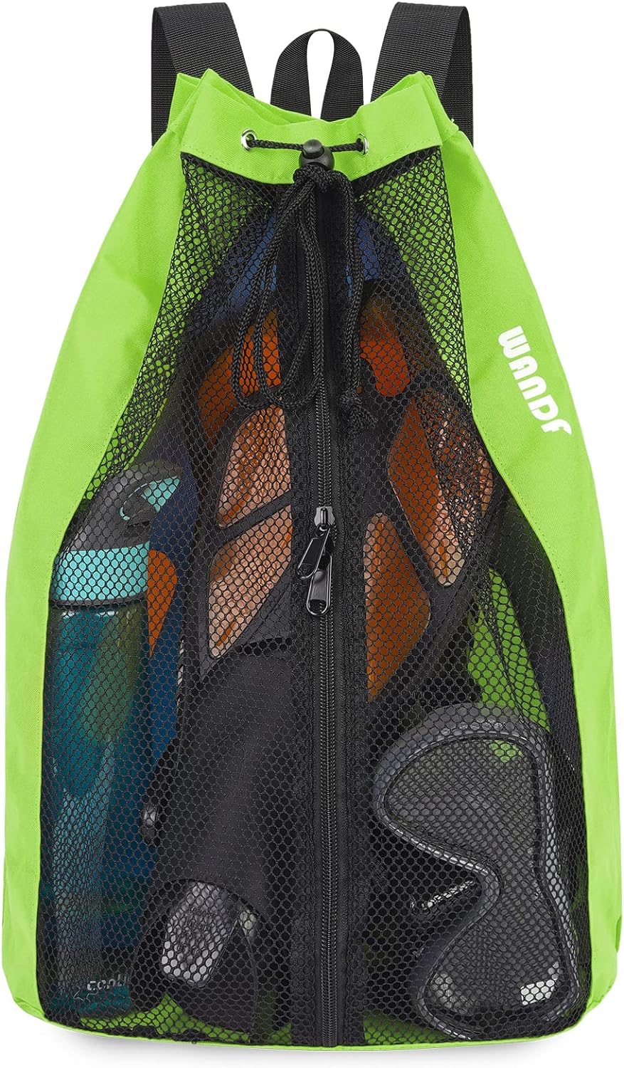 Mesh Drawstring Swim Bag by WANDF - Ideal for Swimmers & Gym Goers