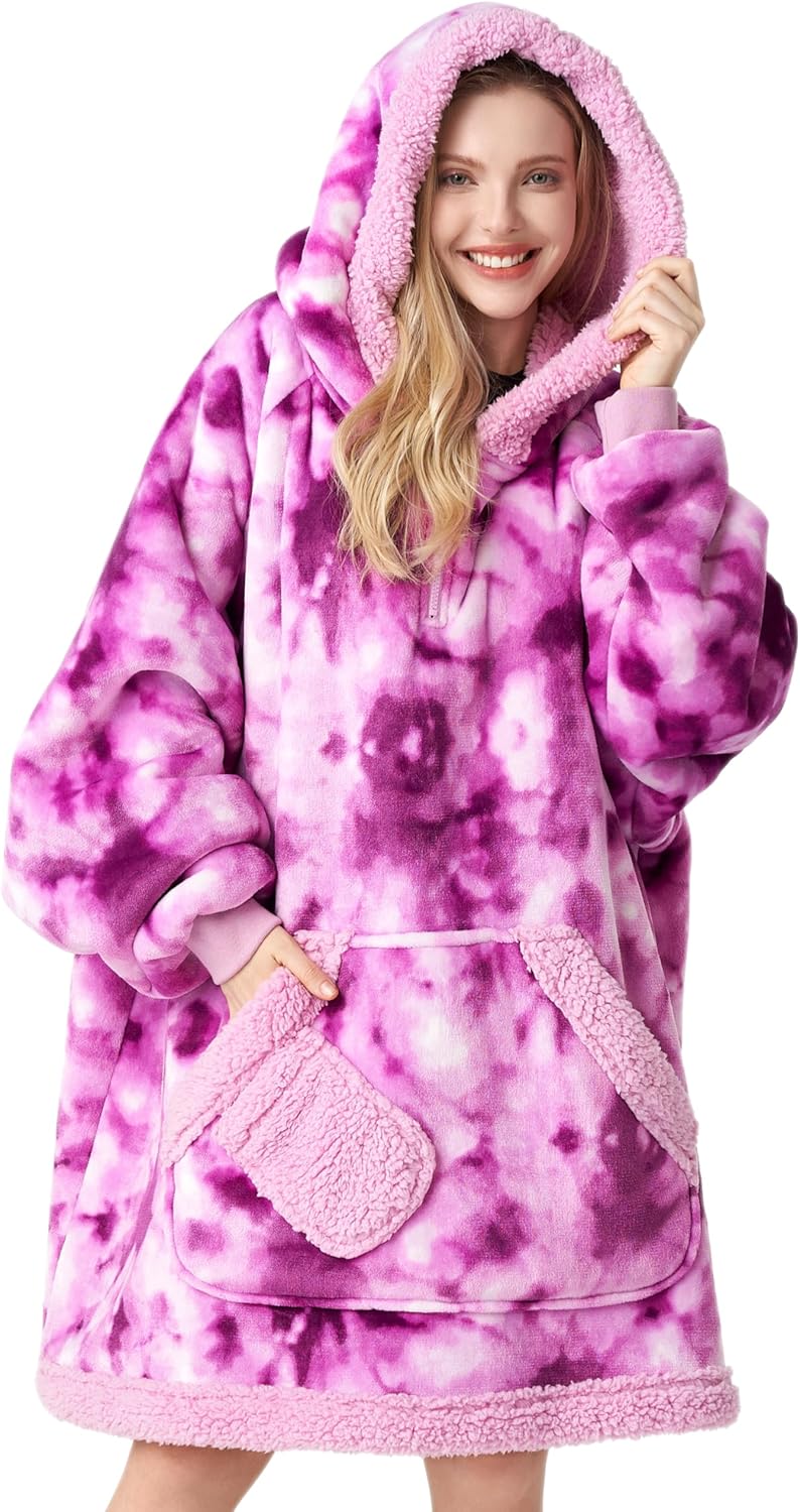 Giggling Getup Wearable Blanket Hoodie for Cozy Comfort Gifts