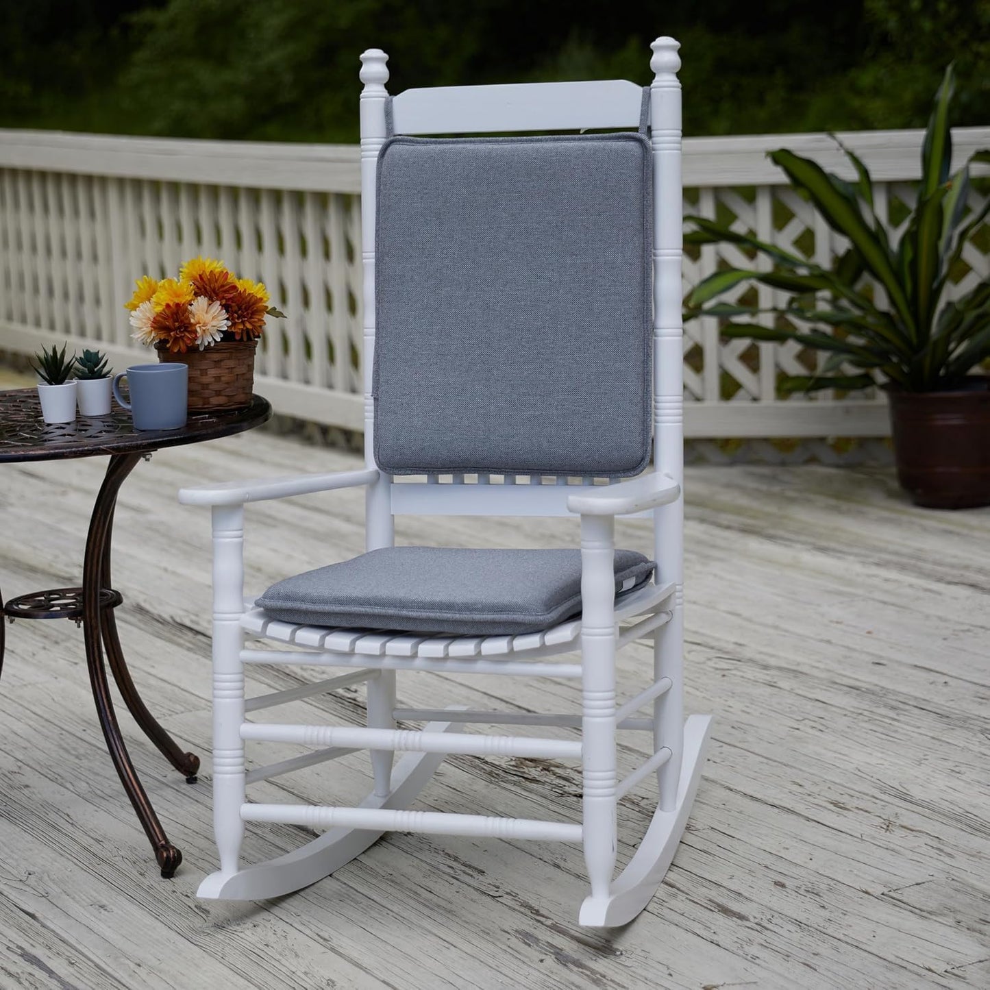 Klear Vu Porch Rocking Chair Cushion Set for Ultimate Comfort