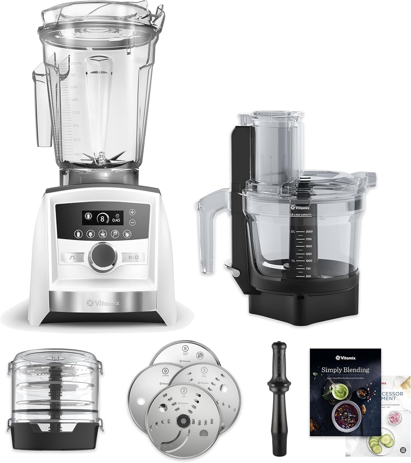 Vitamix A3500 Kitchen System with Food Processor & Self-Detect Tech