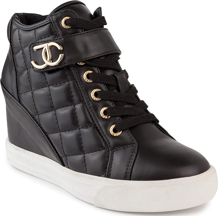 Juicy Couture Women's Platform Wedge Sneakers for Stylish Comfort