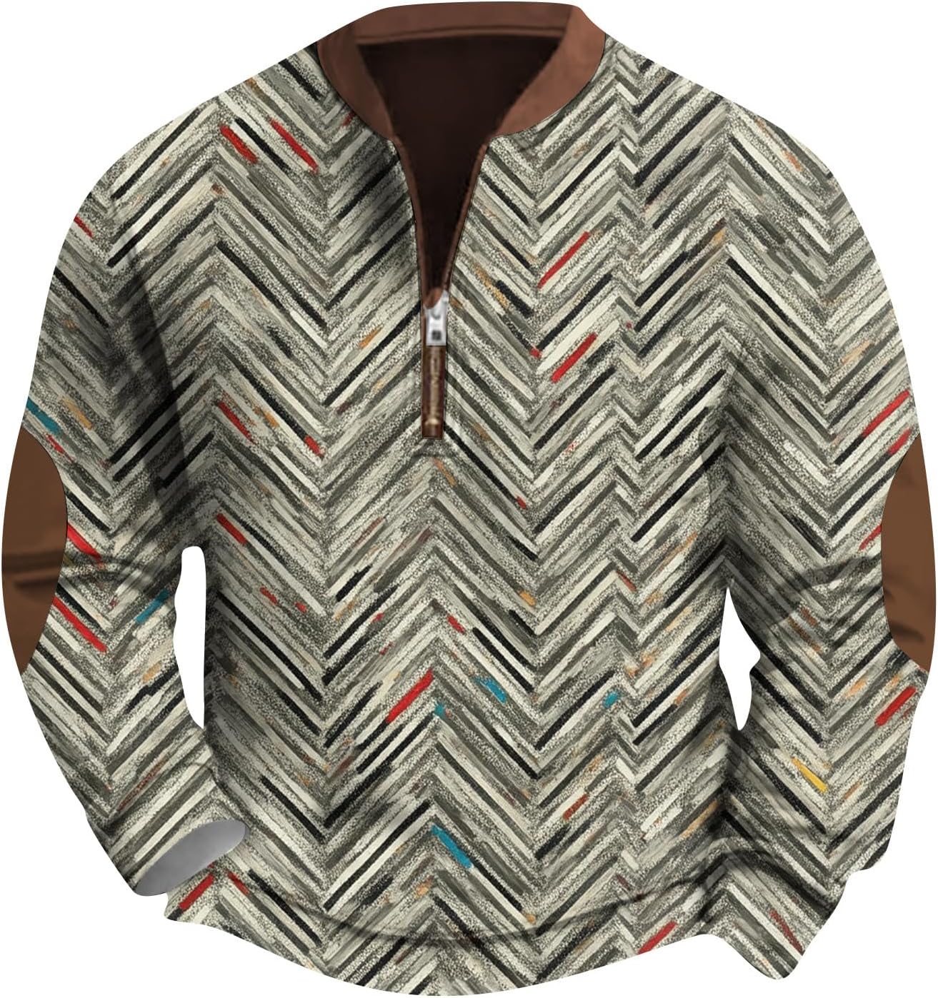 Vintage Quarter Zip Men's Sweater - Stay Warm in Style!