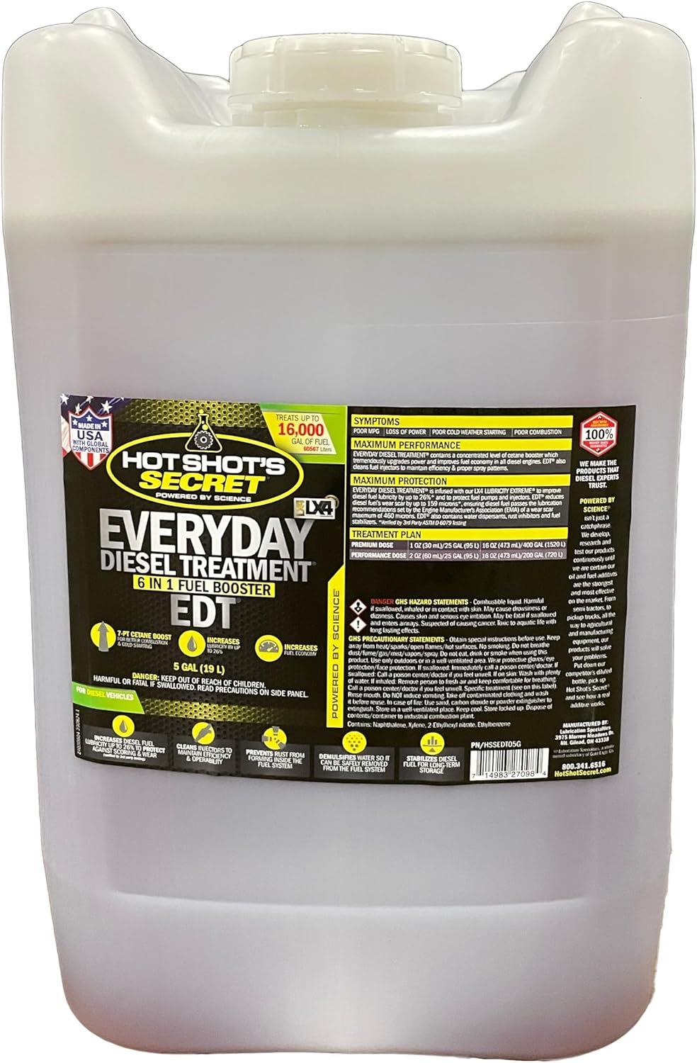 Hot Shot's Secret Everyday Diesel Treatment - 5 Gallon 6-in-1