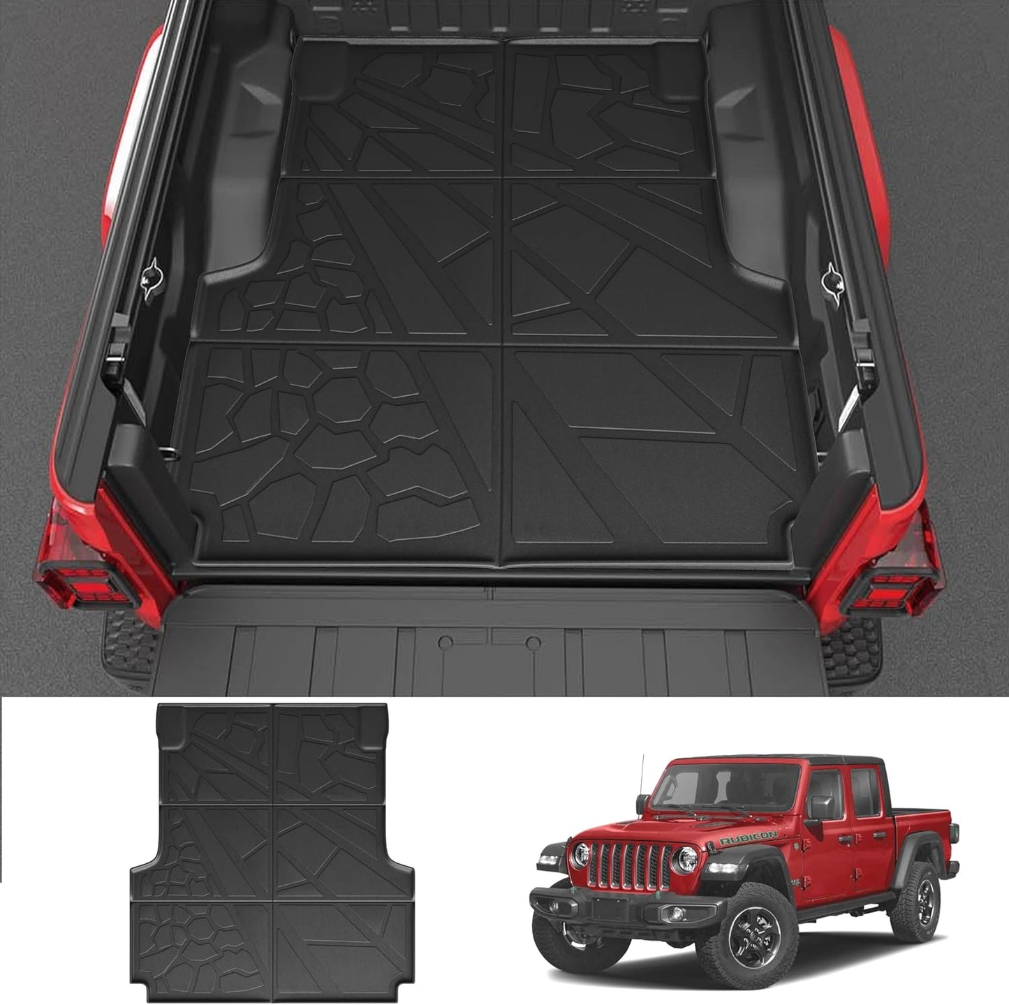 KARPAL Truck Bed Mat for Jeep Gladiator 2020-2025, 5ft Bed