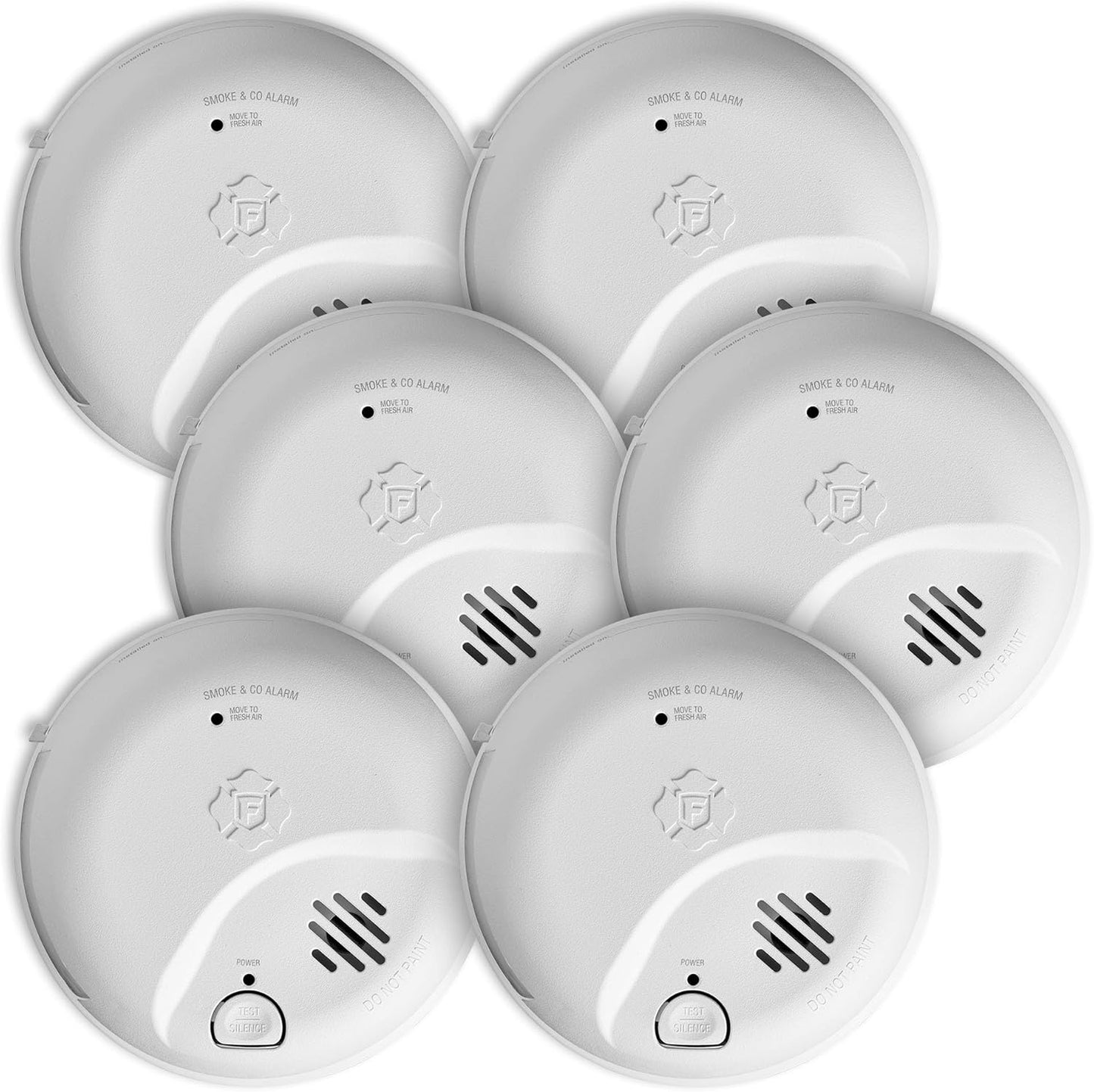 First Alert SMICO100-AC Smoke & Carbon Monoxide Alarm 6-Pack