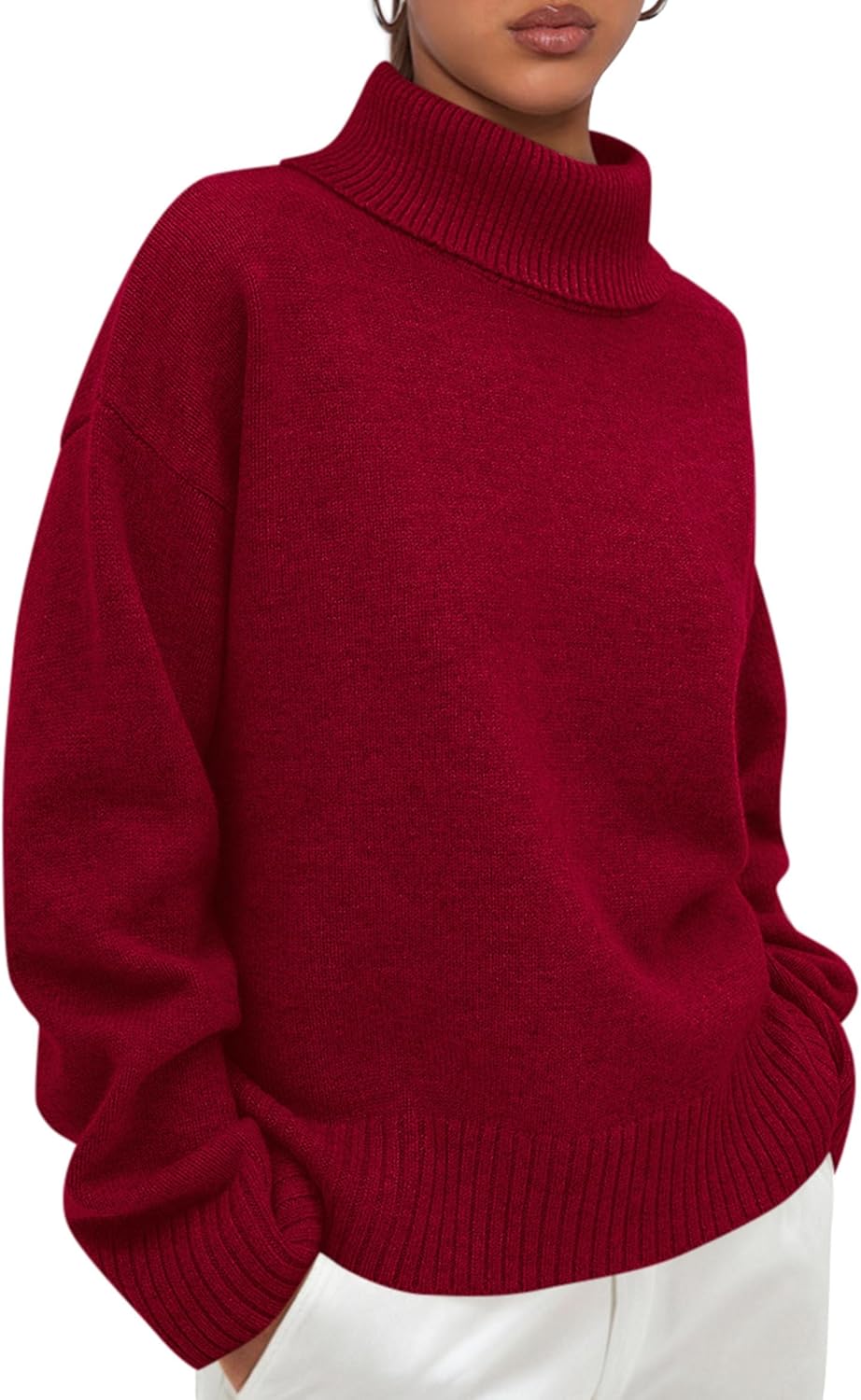 PRETTYGARDEN Womens Turtleneck Sweater for Cozy Fall Style