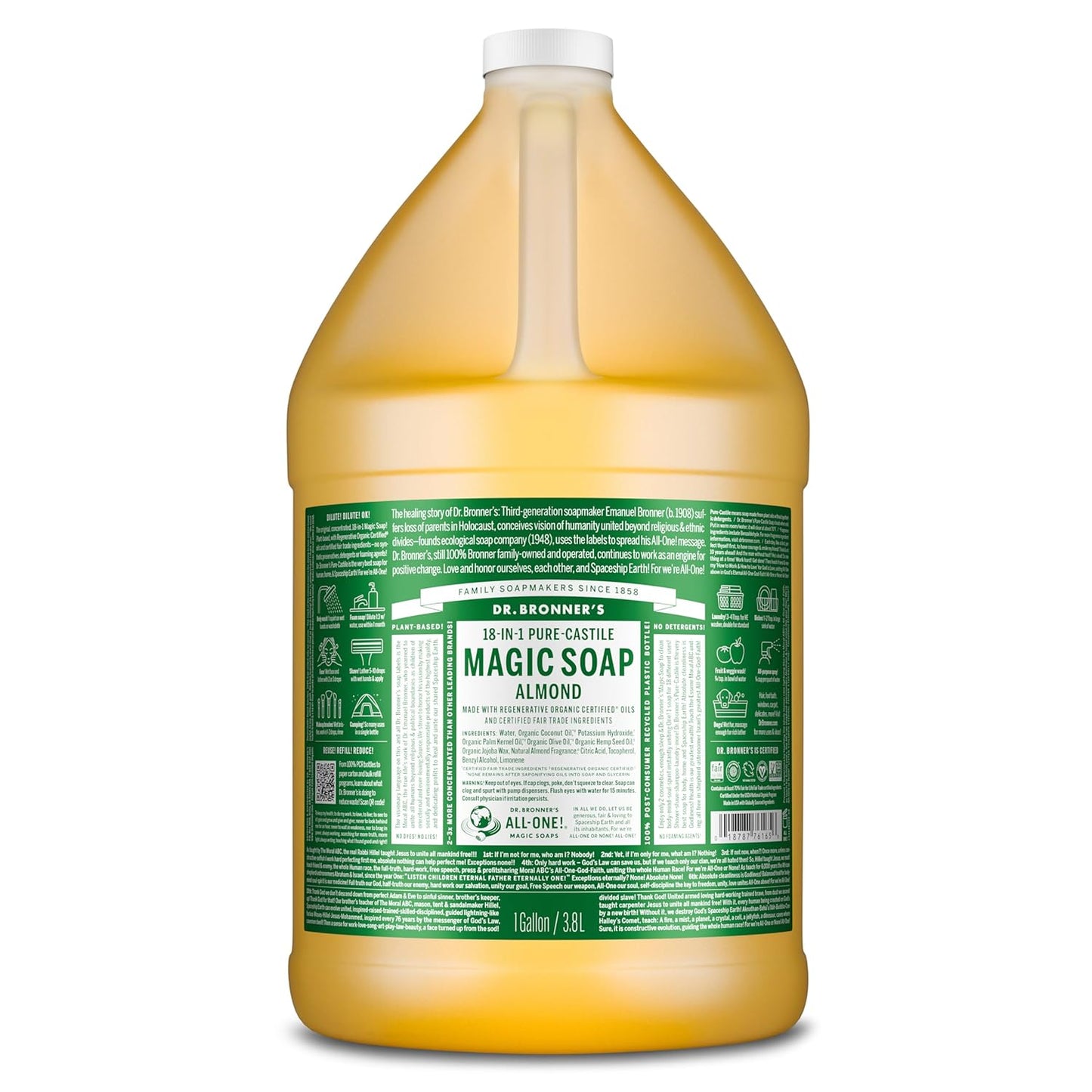 Dr. Bronner's Pure-Castile Magic Soap Liquid for All Your Needs
