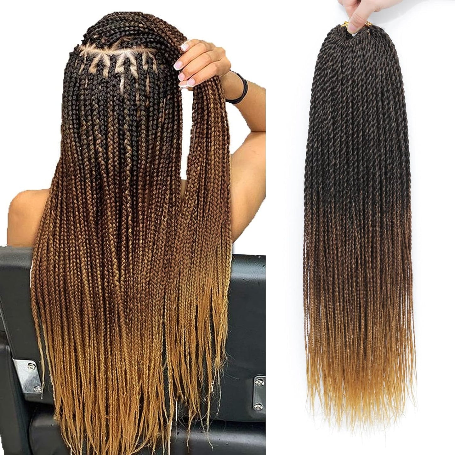 Ombre Crochet Hair Senegalese Twist for Stunning Styles