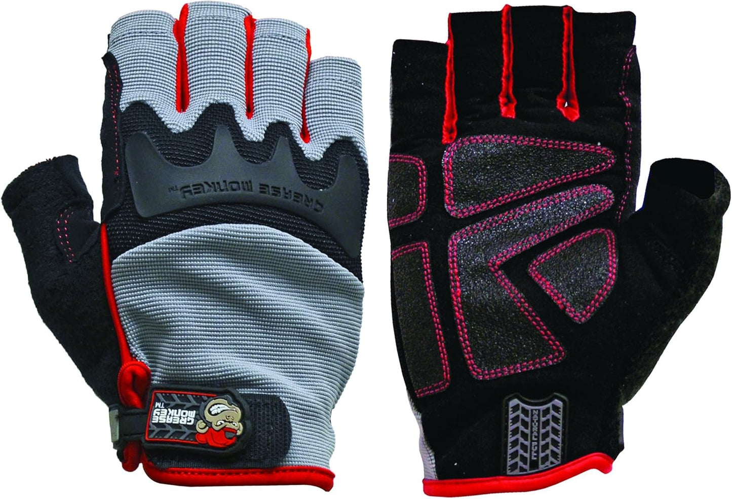Pro Fingerless Work Gloves Medium Size