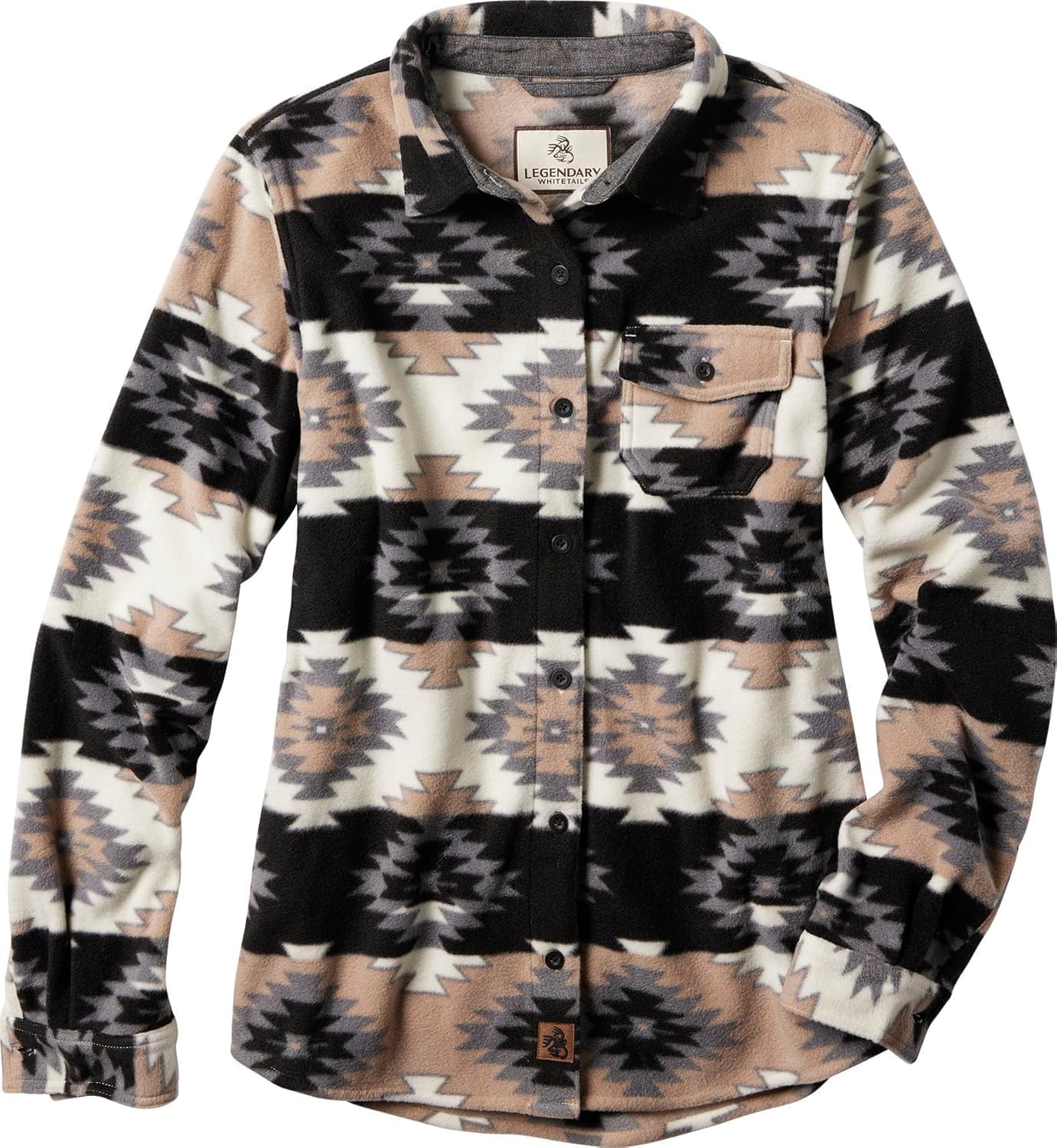 Legendary Whitetails Women's Trail Guide Fleece Button Down Shirt